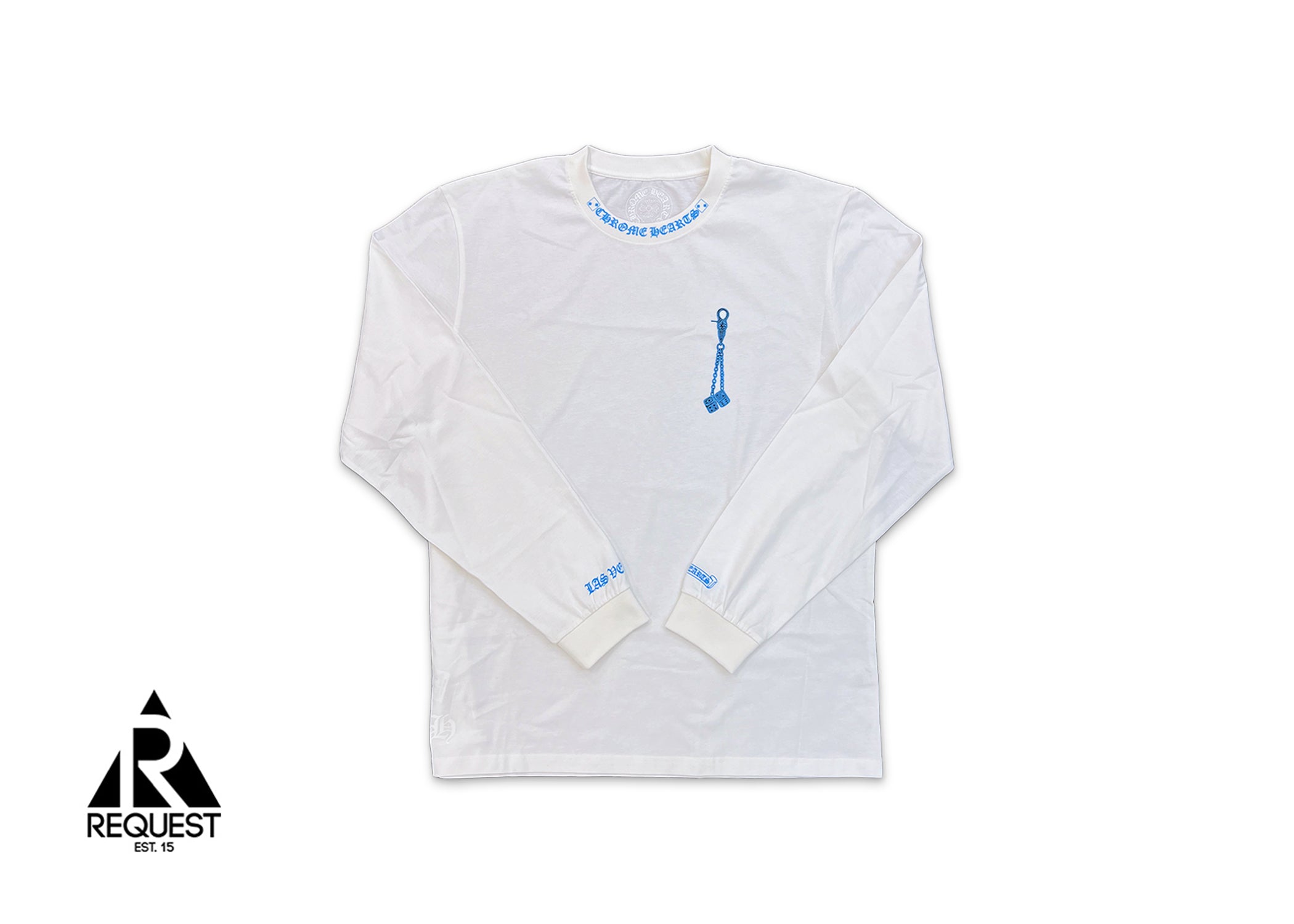 Chrome Hearts, Las Vegas Exclusive Dice L/S Tee "White"