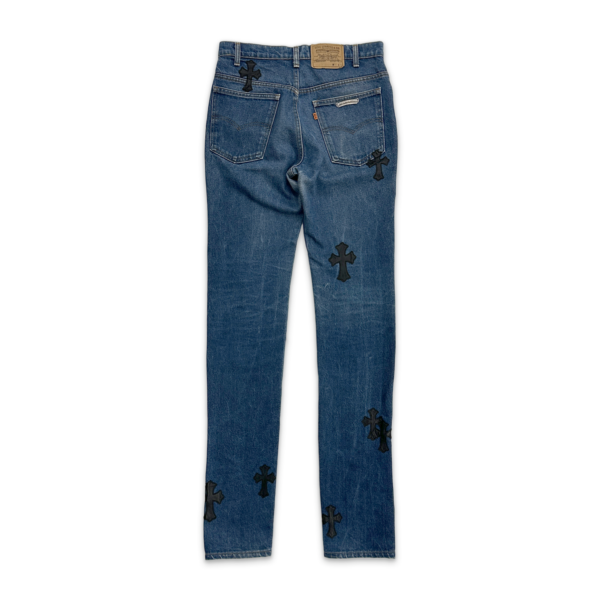 Levi’s Indigo Denim Jeans "Black Crosses"