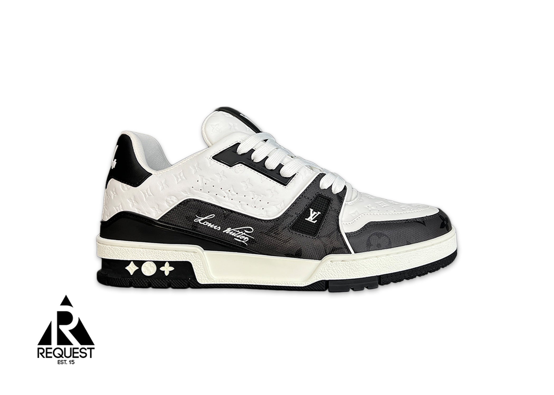 Louis Vuitton, Trainer "#54 Black White Monogram"