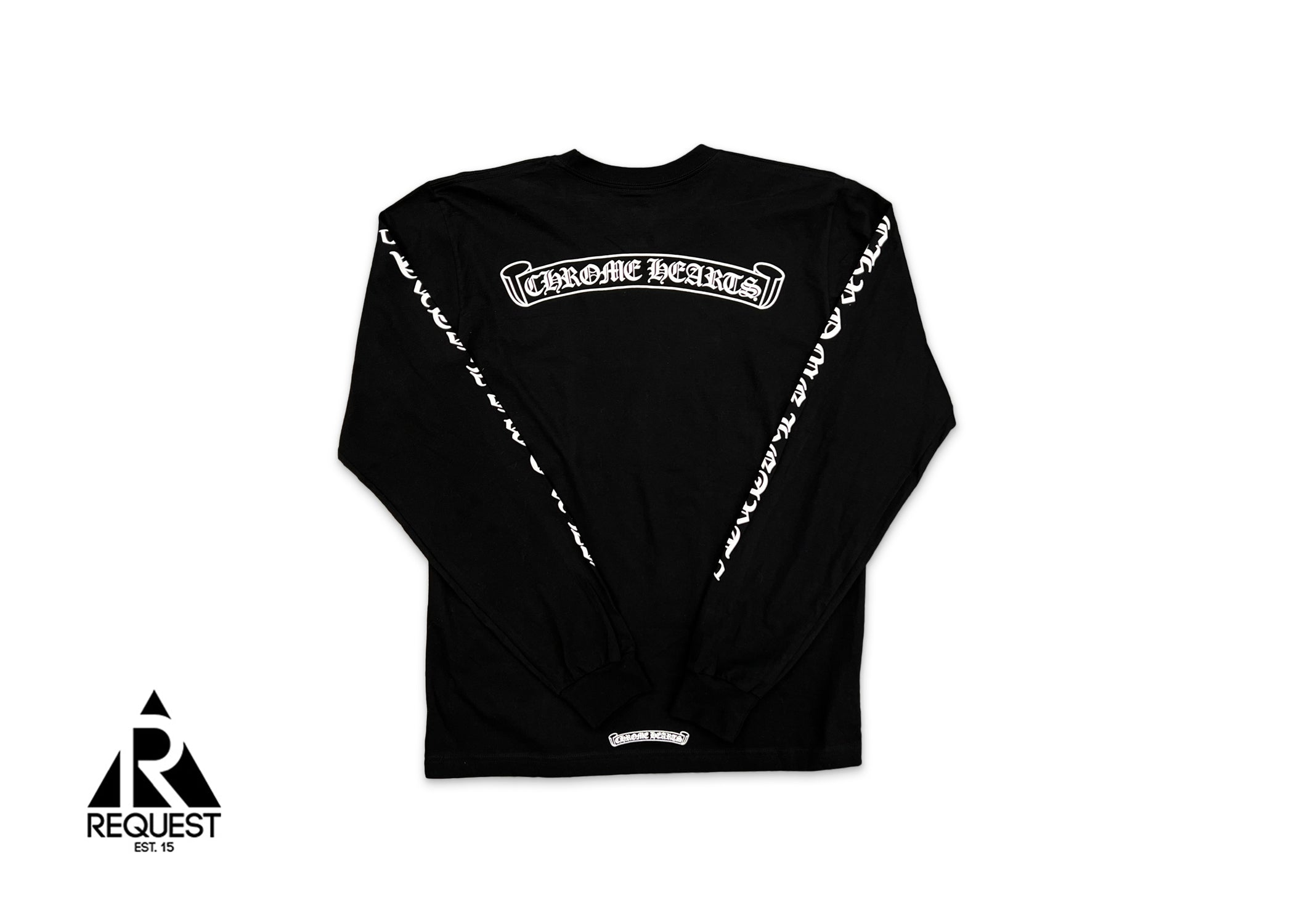 Chrome Hearts Scroll L/S Tee "Black"
