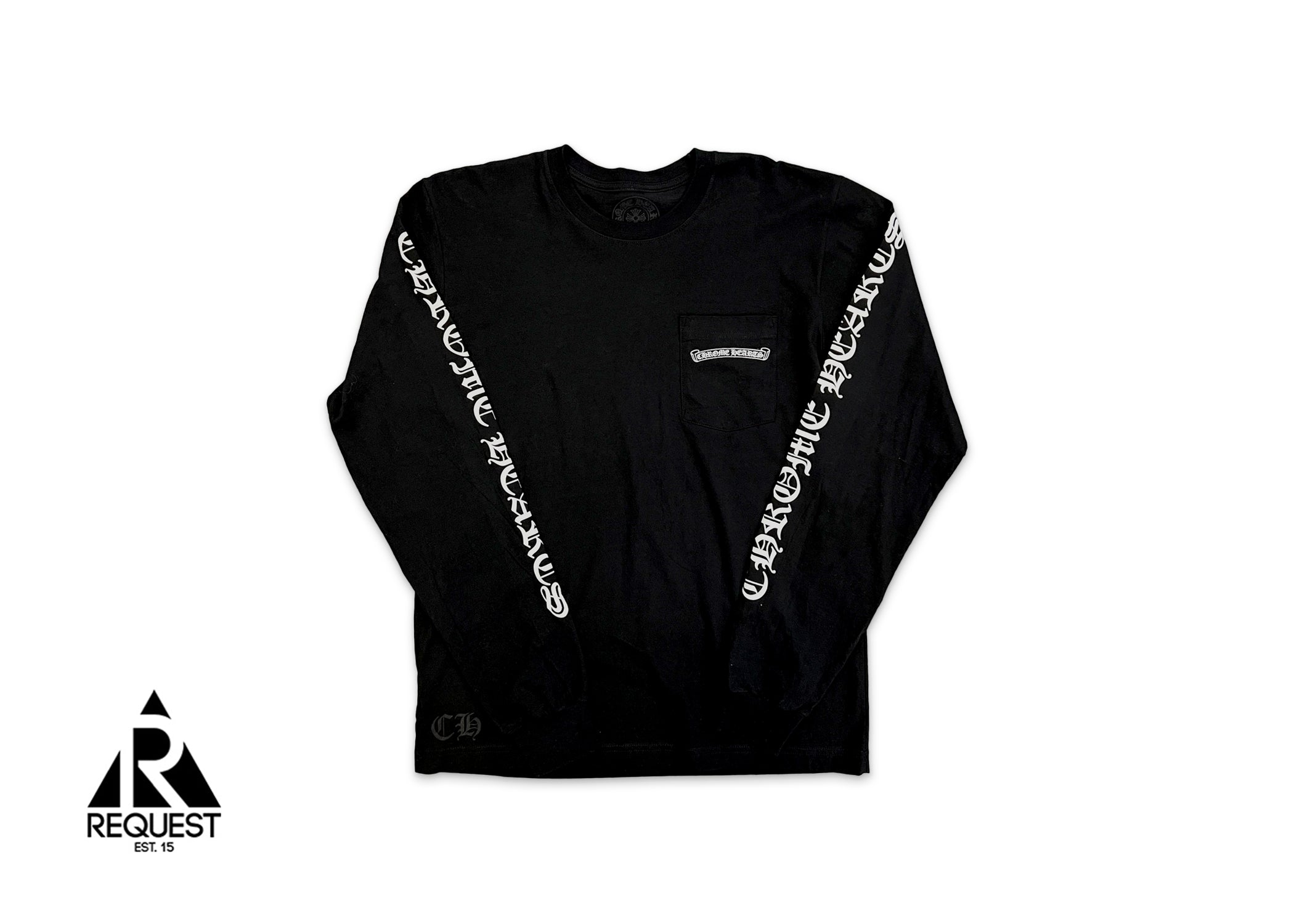Chrome Hearts Scroll L/S Tee "Black"