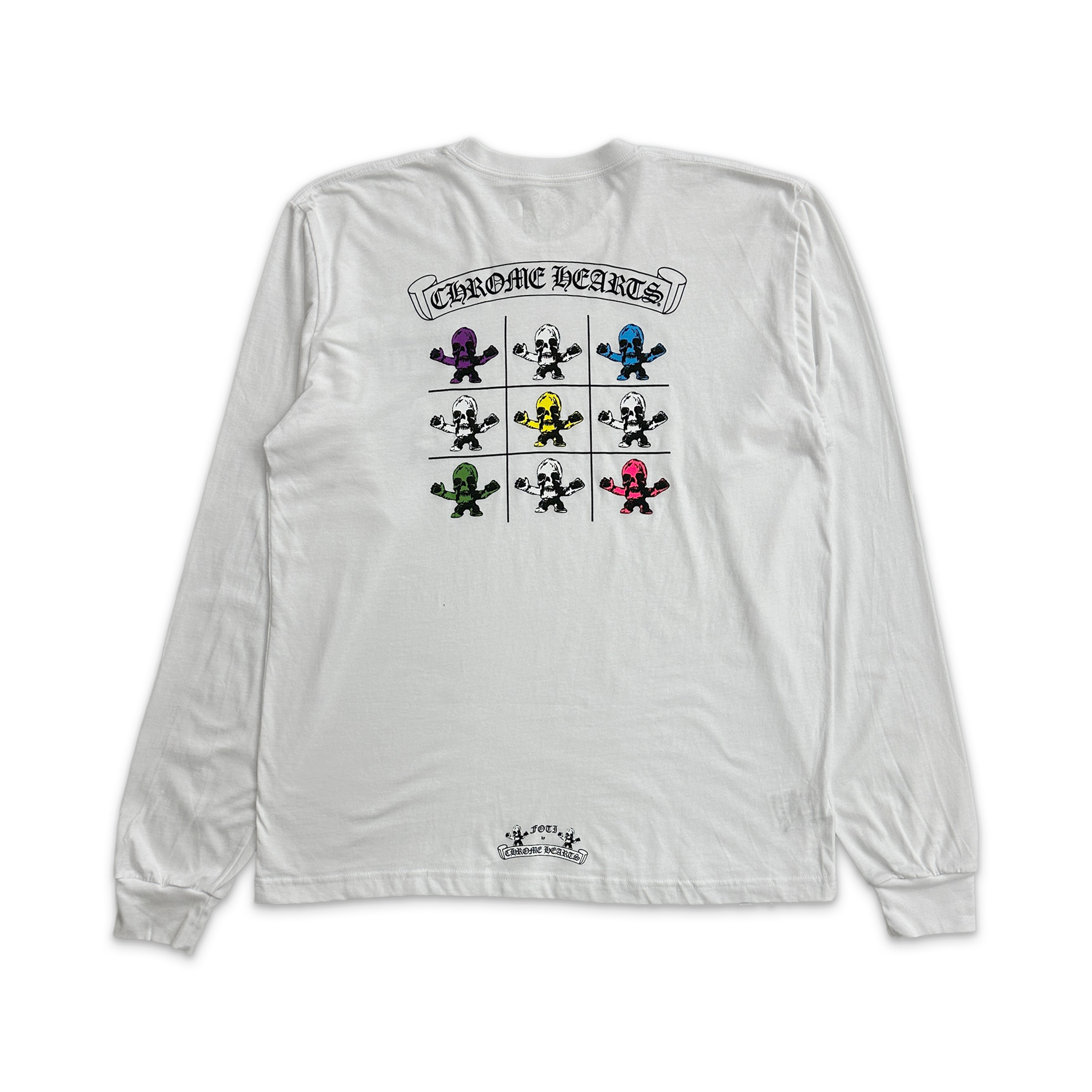 Chrome Hearts, Foti Tik Tak Teeter L/S Tee "White"