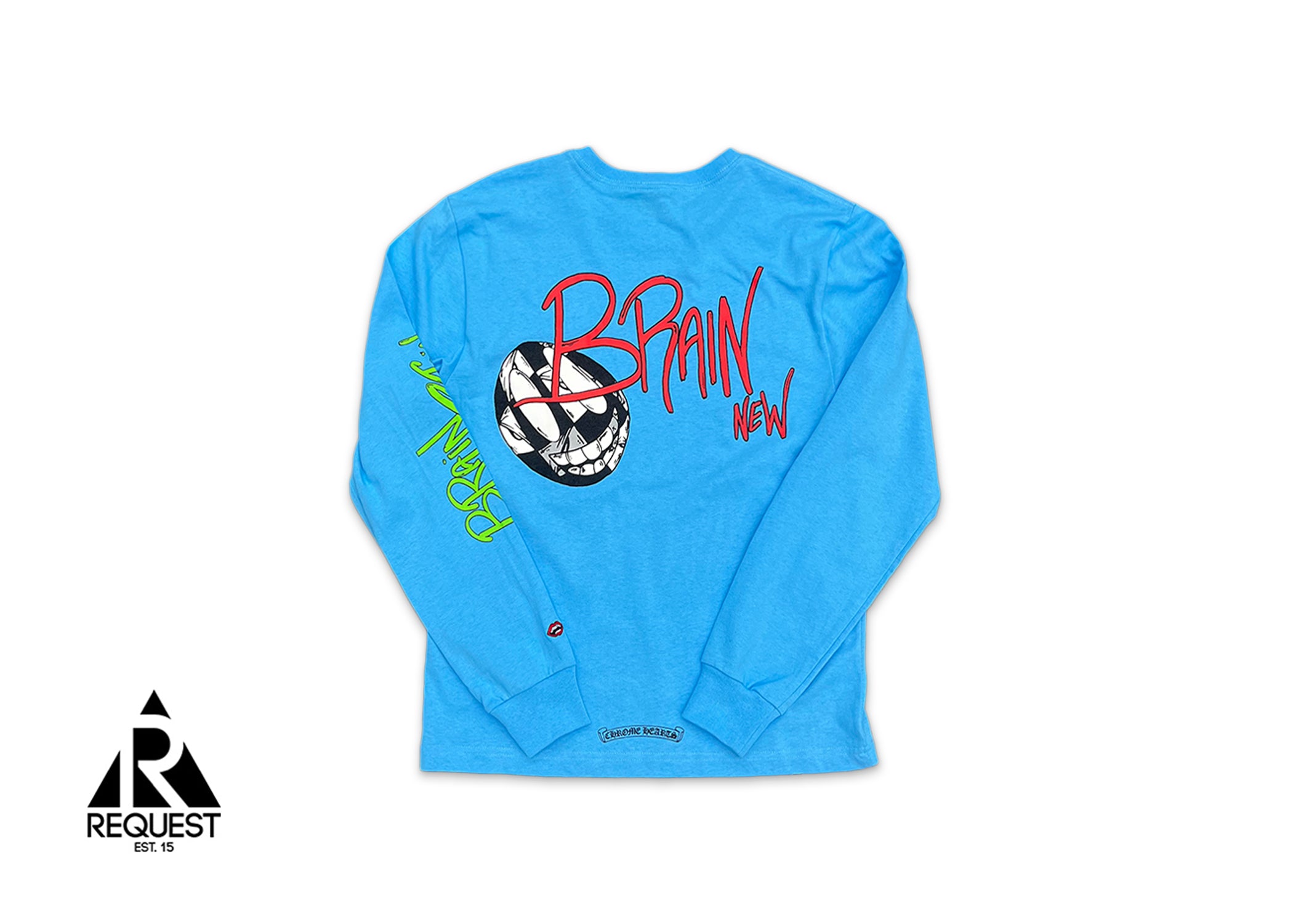 Chrome Hearts Matty Boy Brain New L/S Tee "Blue"