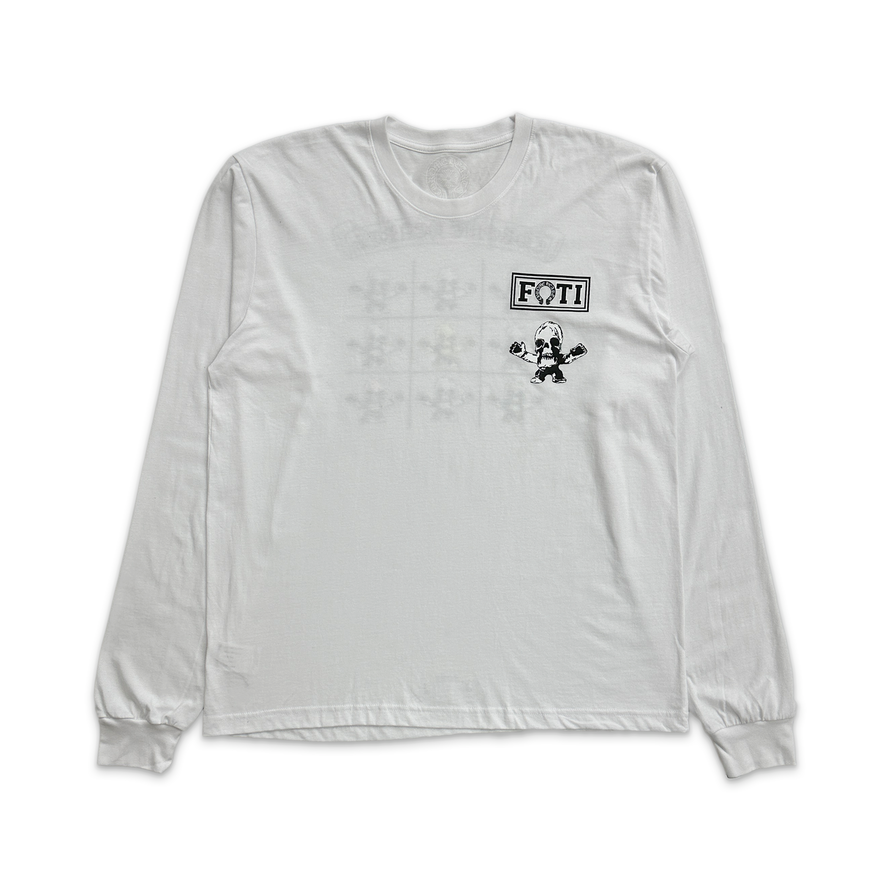 Chrome Hearts, Foti Tik Tak Teeter L/S Tee "White"