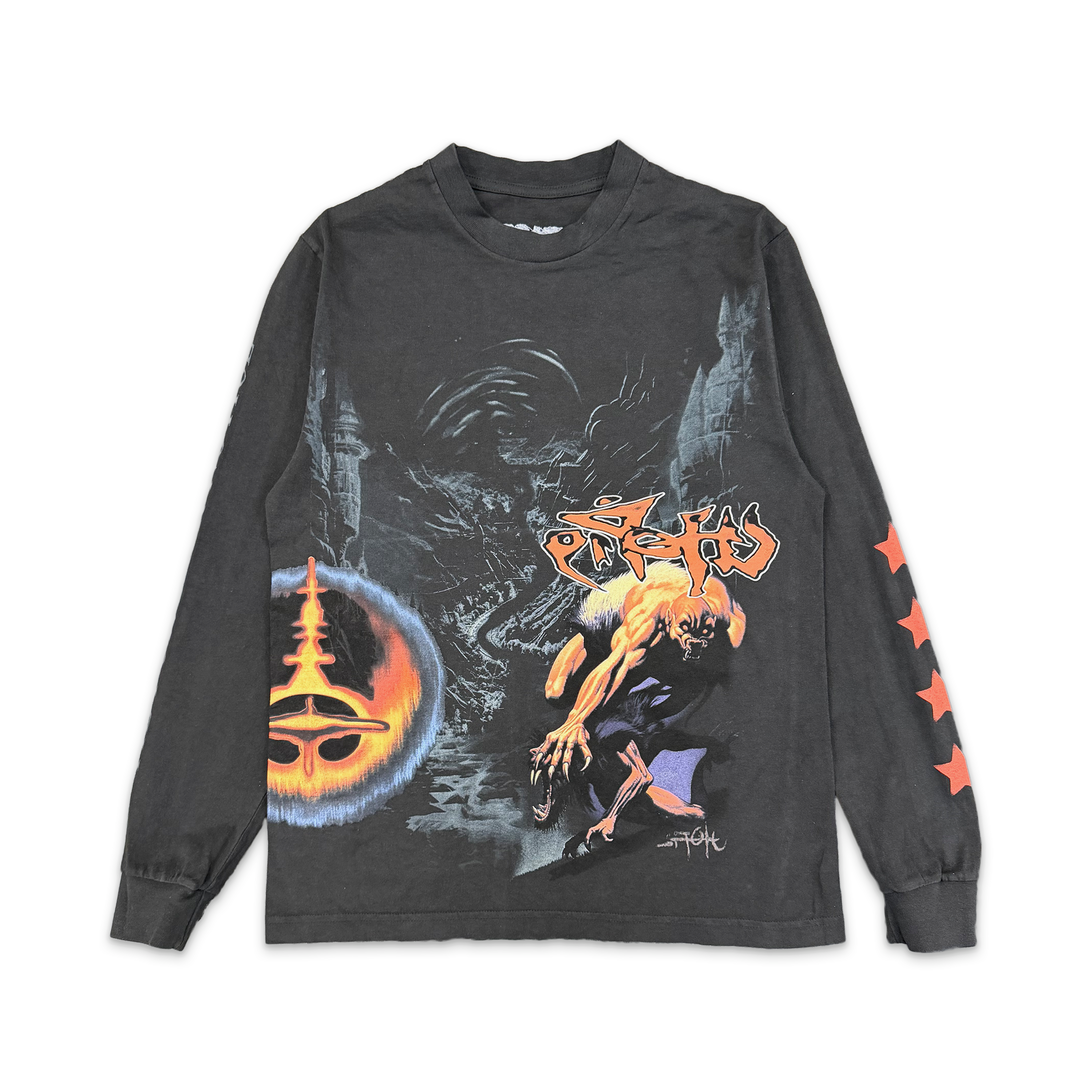 Travis Scott Utopia Circus Maximus 2023 Tour L/S Tee "Black"