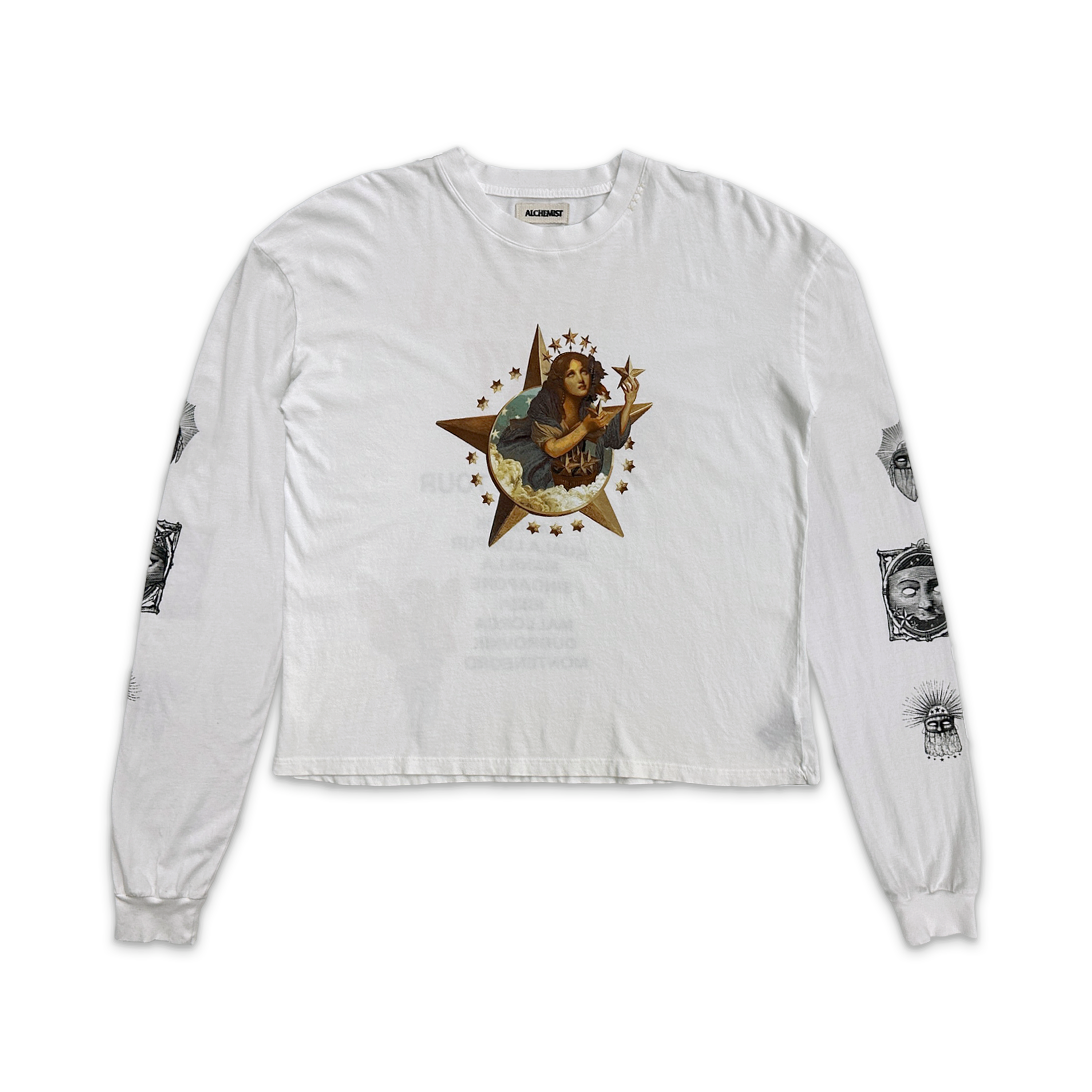 Star Girl L/S Tee "Optic White"