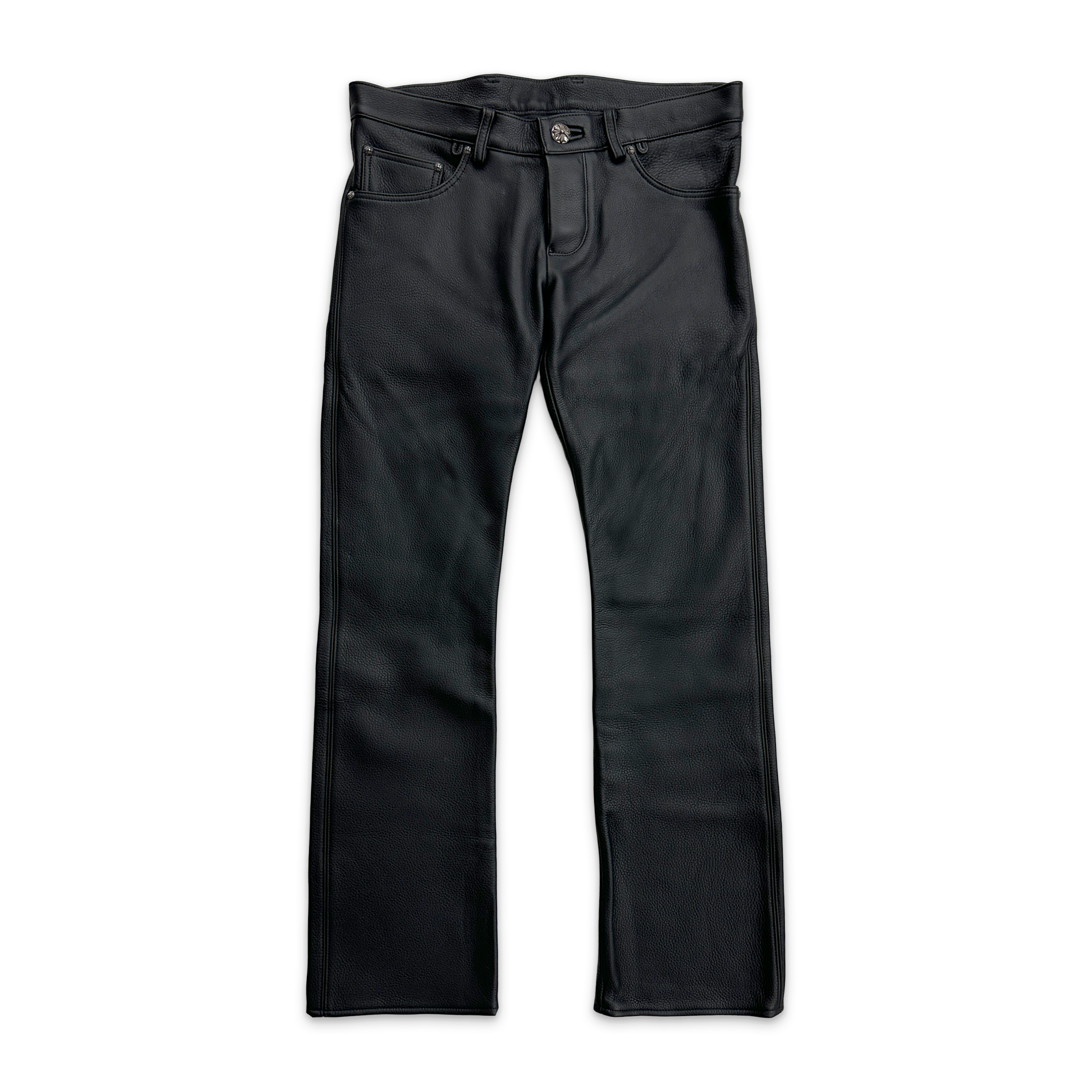 Chrome Hearts, Black Leather Pant