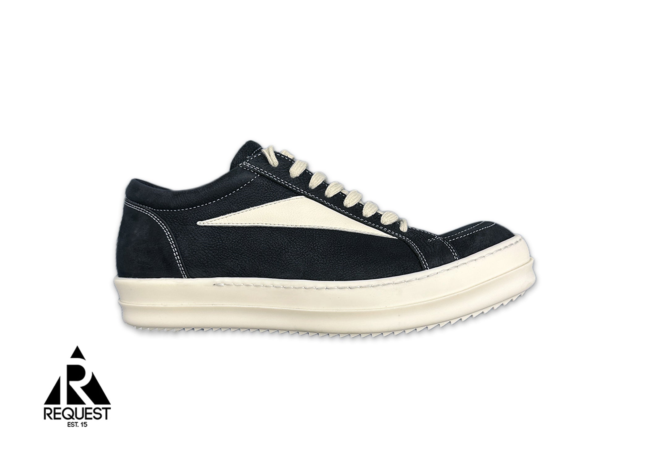 Rick Owens, Luxor Vintage Sneaks "Black Milk"