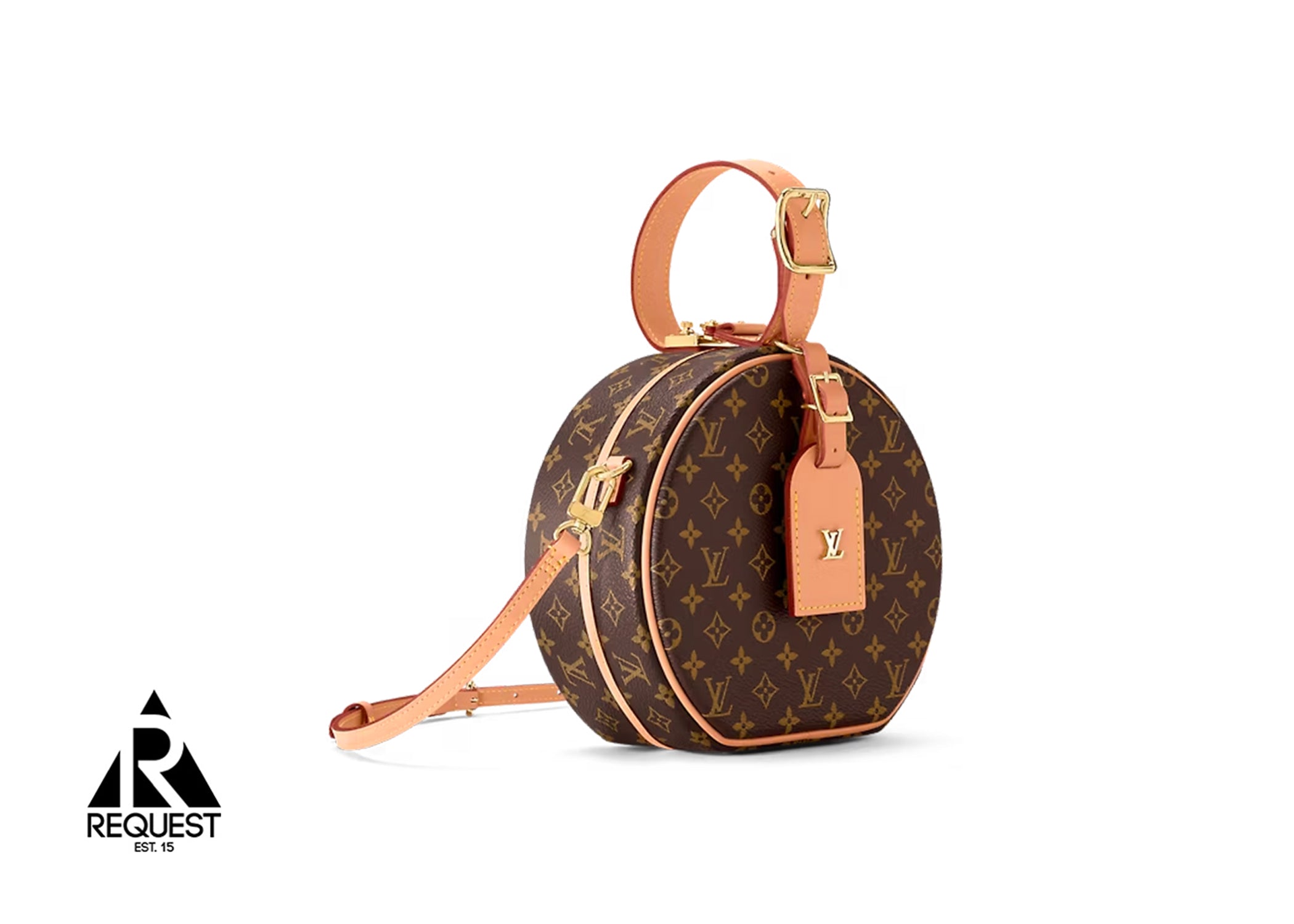 Louis Vuitton Monogram Petite Boite Chapeau "Brown"