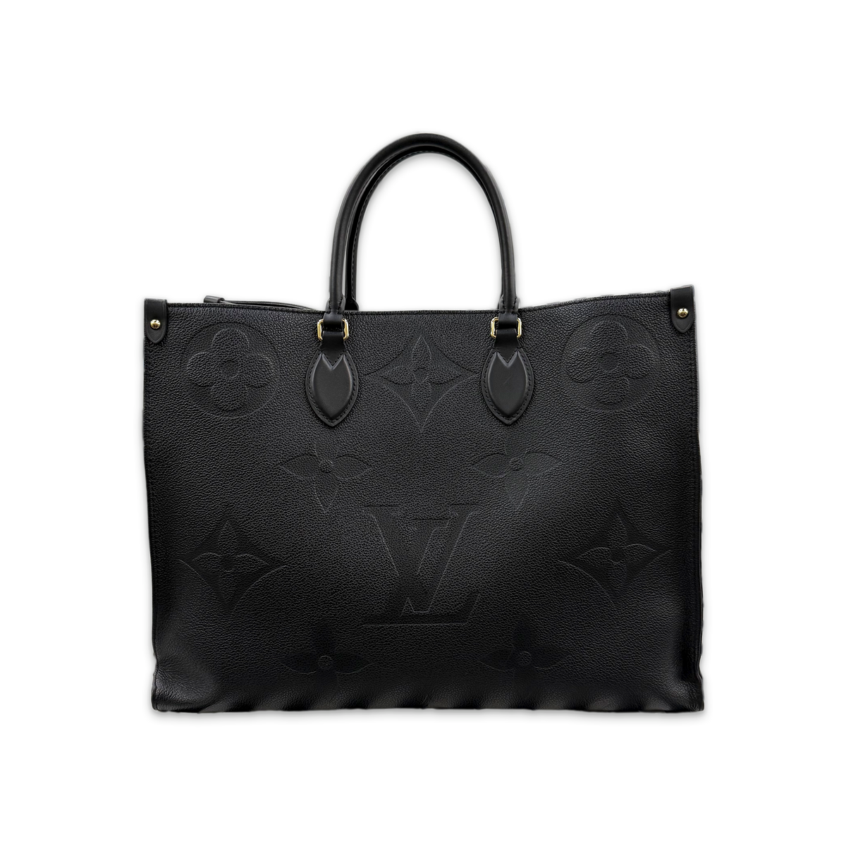 OnTheGo GM Monogram Empreinte Leather "Black"