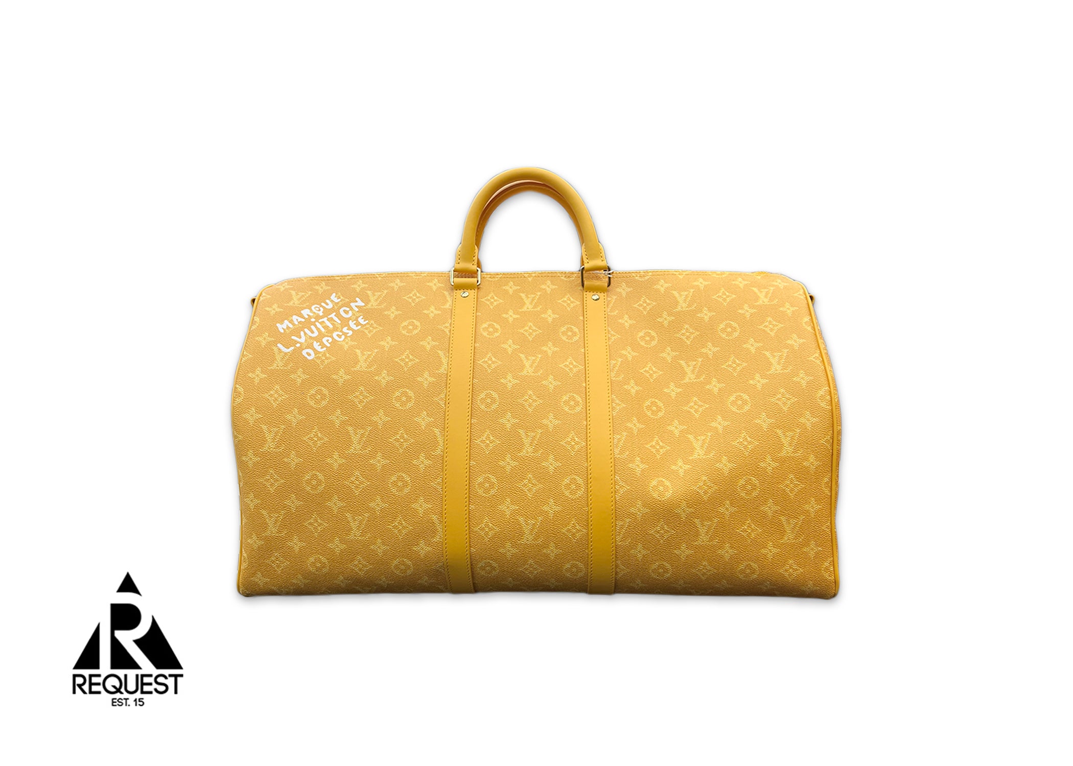 Louis Vuitton, 57th Street NYC Exclusive Keepall Bandouliere 55 "Yellow Monogram"