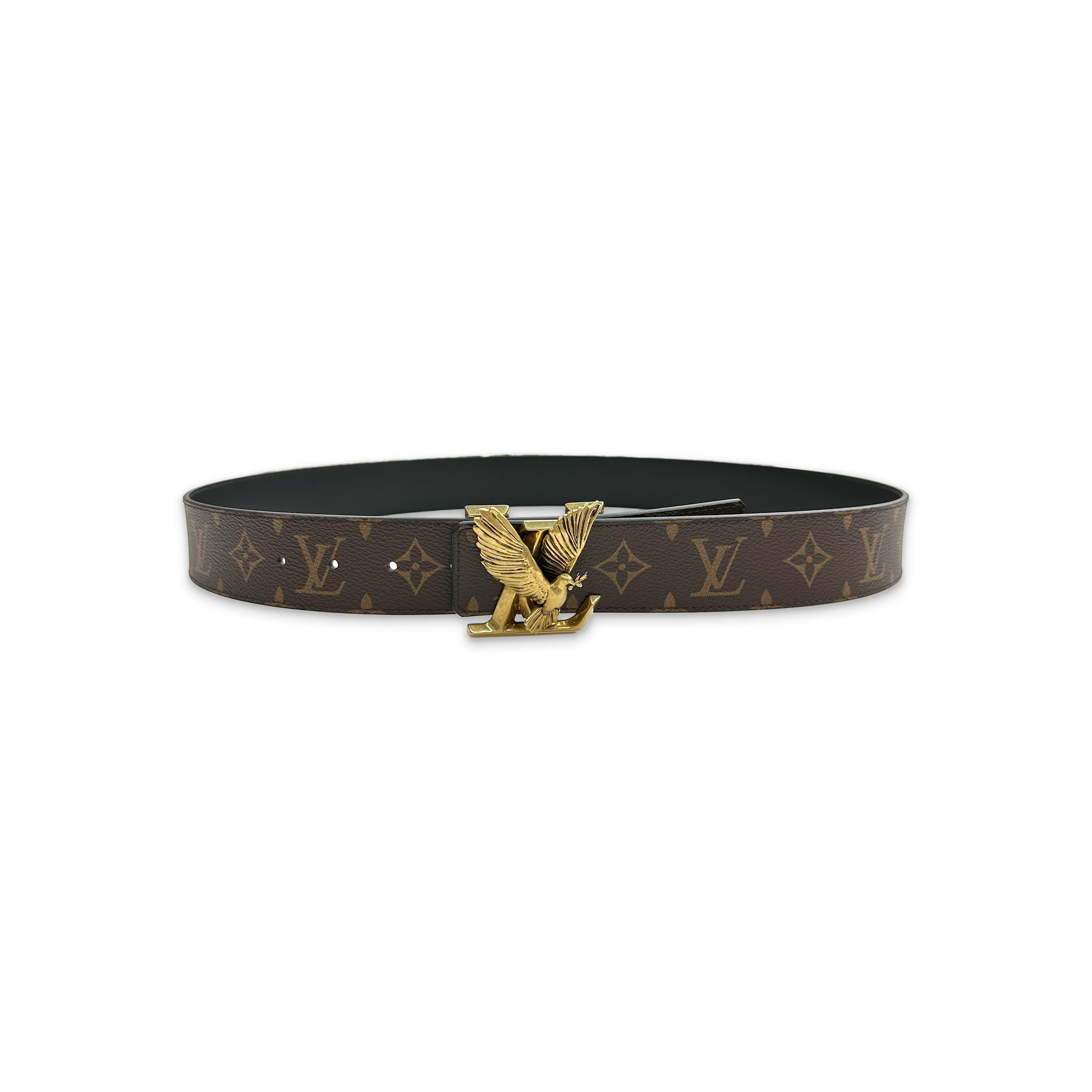Louis Vuitton, LV Dove 40MM Reversible Belt "Brown"