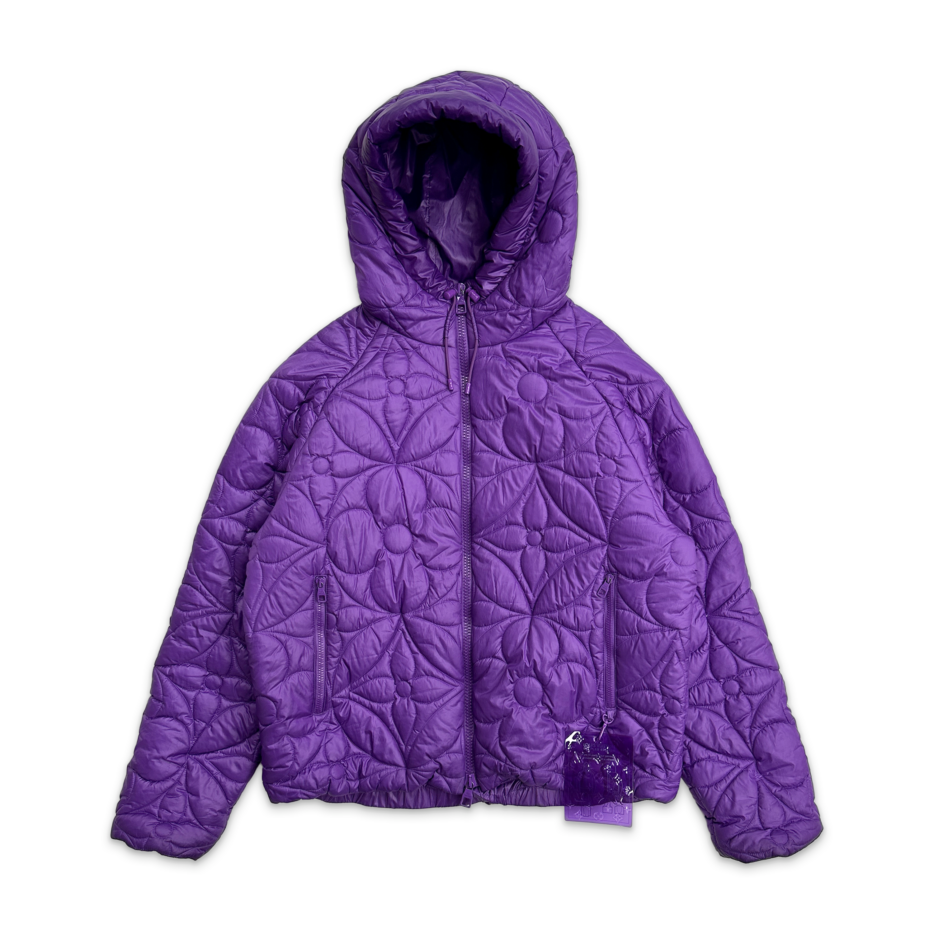 Louis Vuitton, LVSE Flower Quilted Hooded Jacket "Purple"