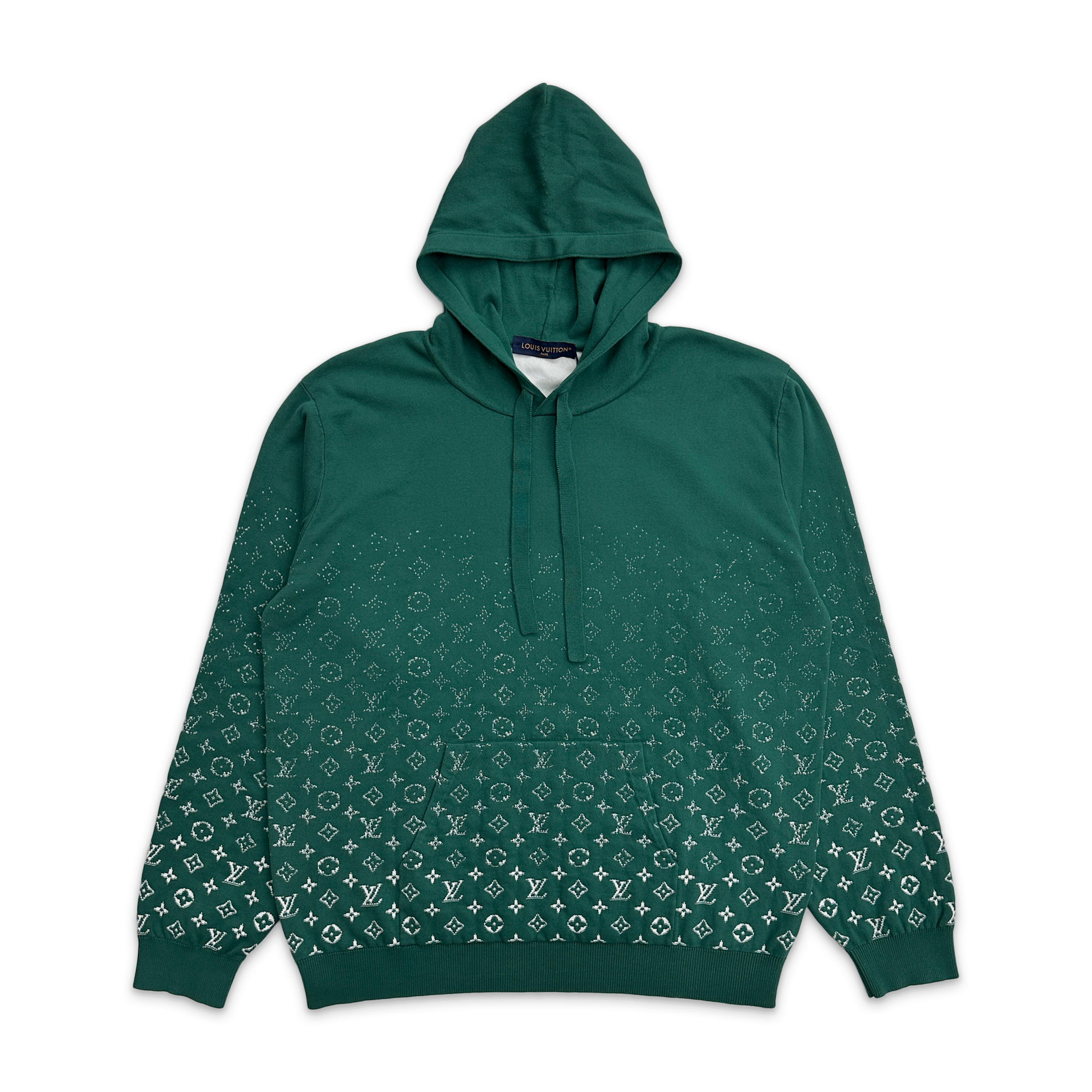 Louis Vuitton, Gradient Monogram Hoodie "Green"