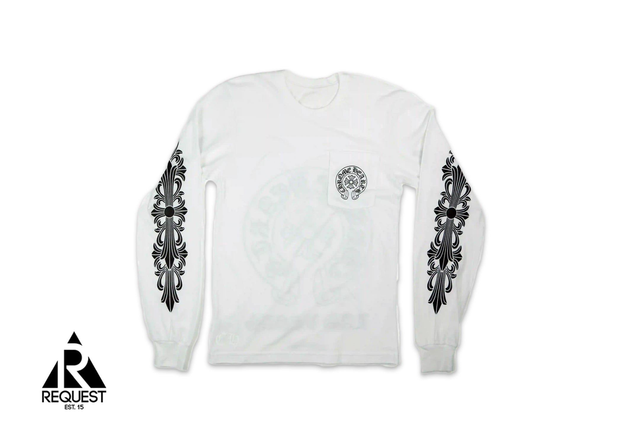 Chrome Hearts Las Vegas Horseshoe L/S Tee "White"