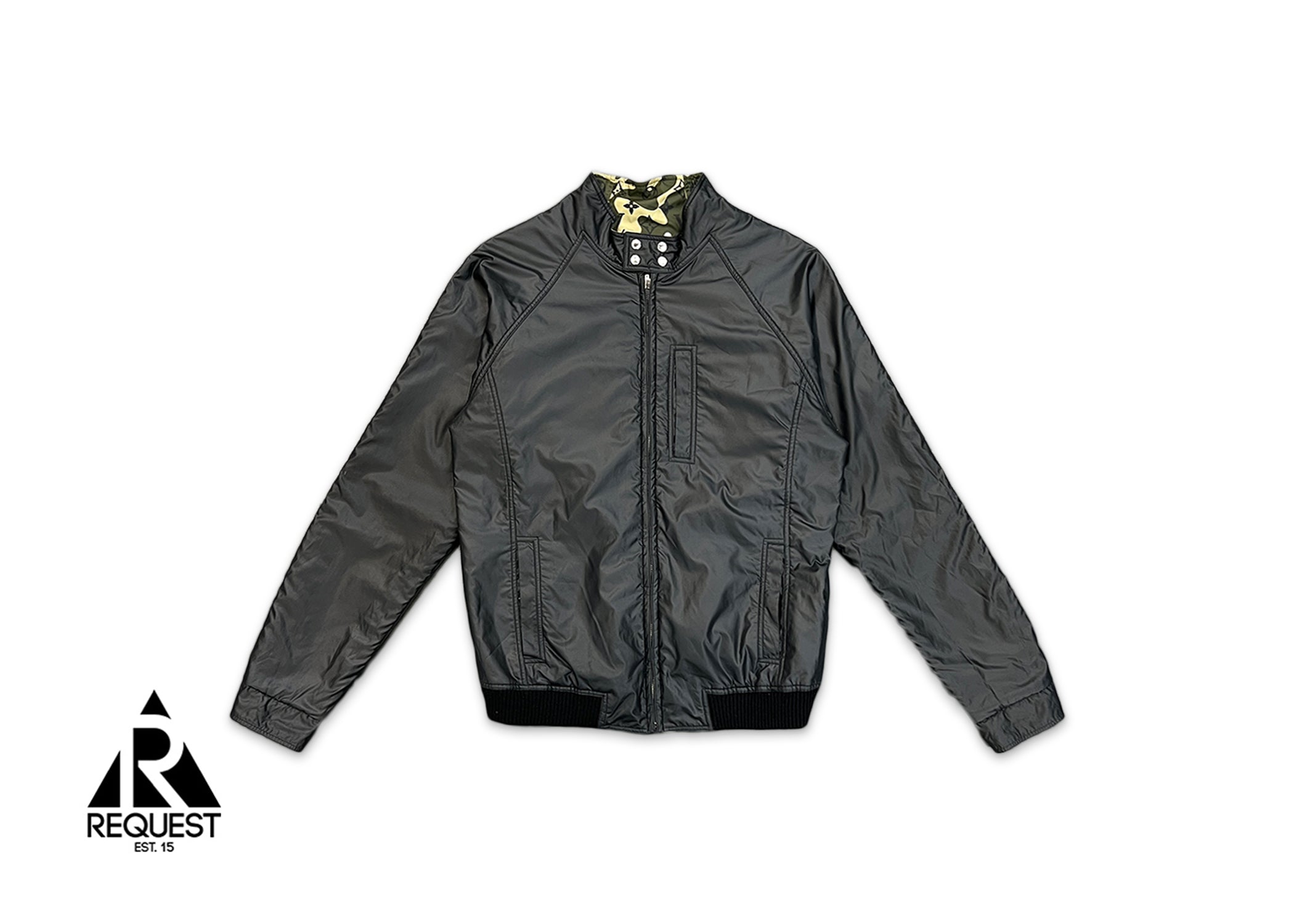 Louis Vuitton, x Takashi Murakami Monogramouflage Nylon Reversible jacket "Camo"