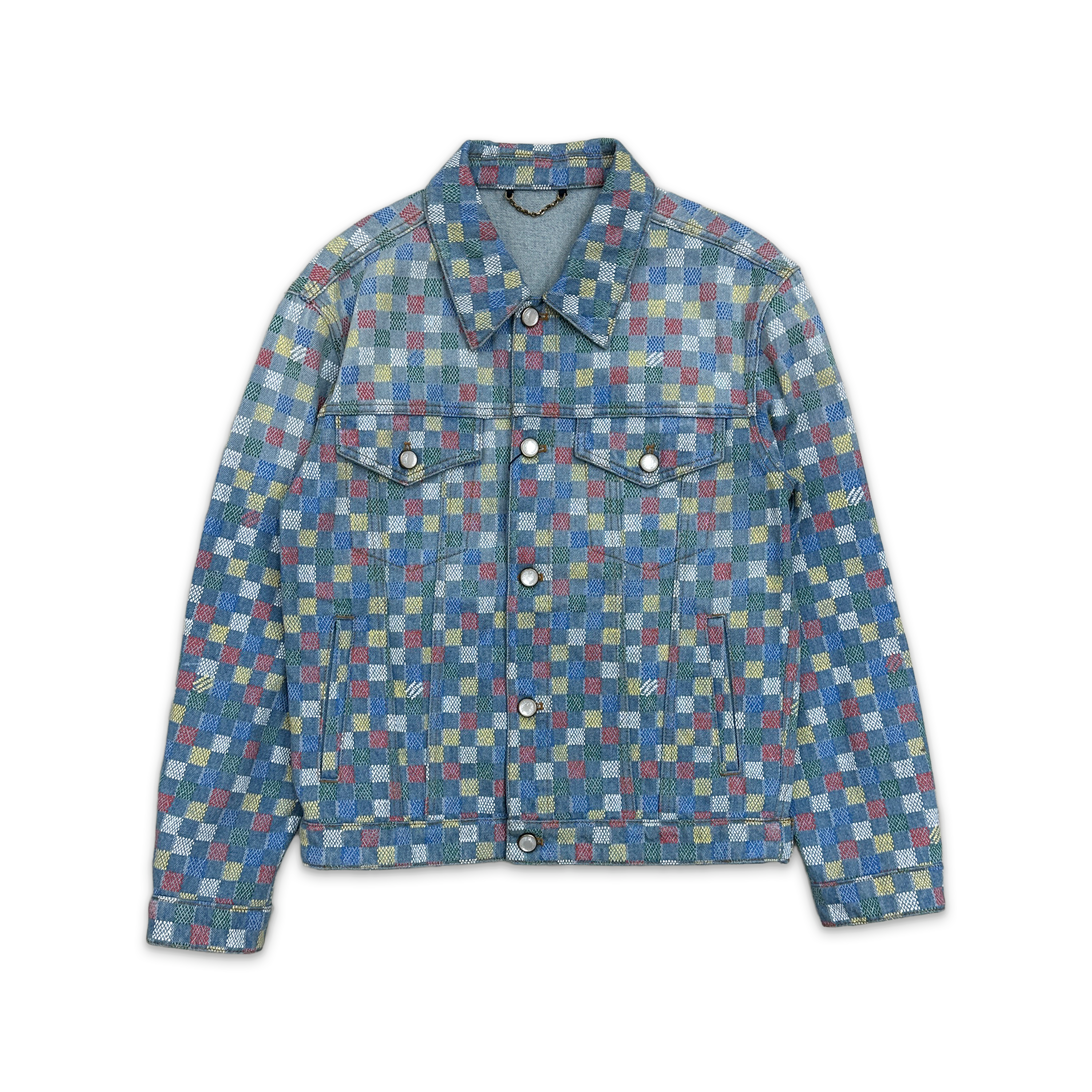 LV Lovers Denim Trucker Jacket "Multicolor"