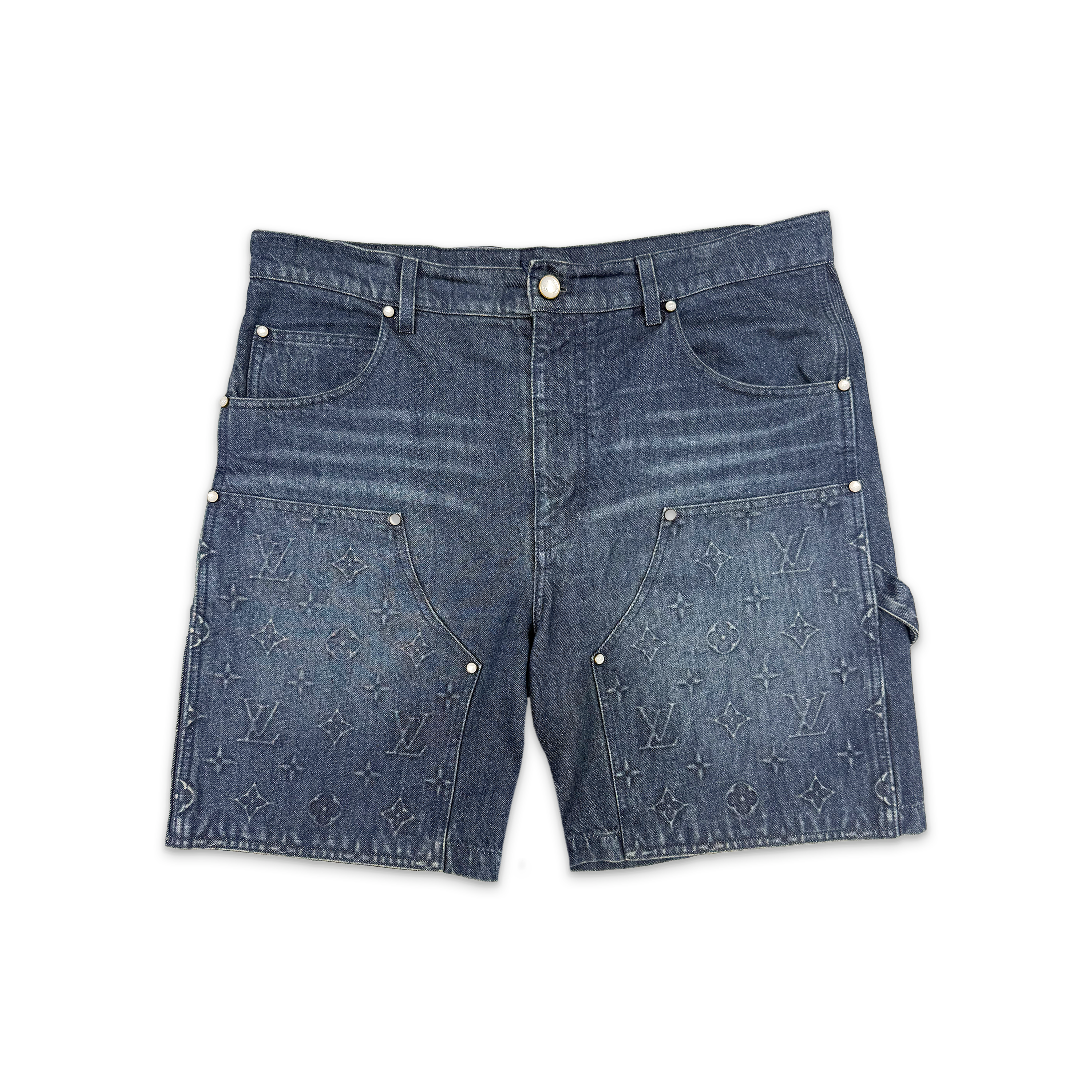 Denim Carpenter Shorts “Navy"