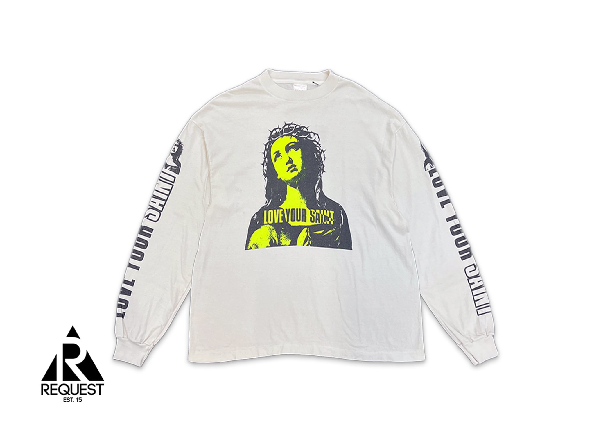 Saint Michael, LOVE UR SAINT L/S Tee "White"
