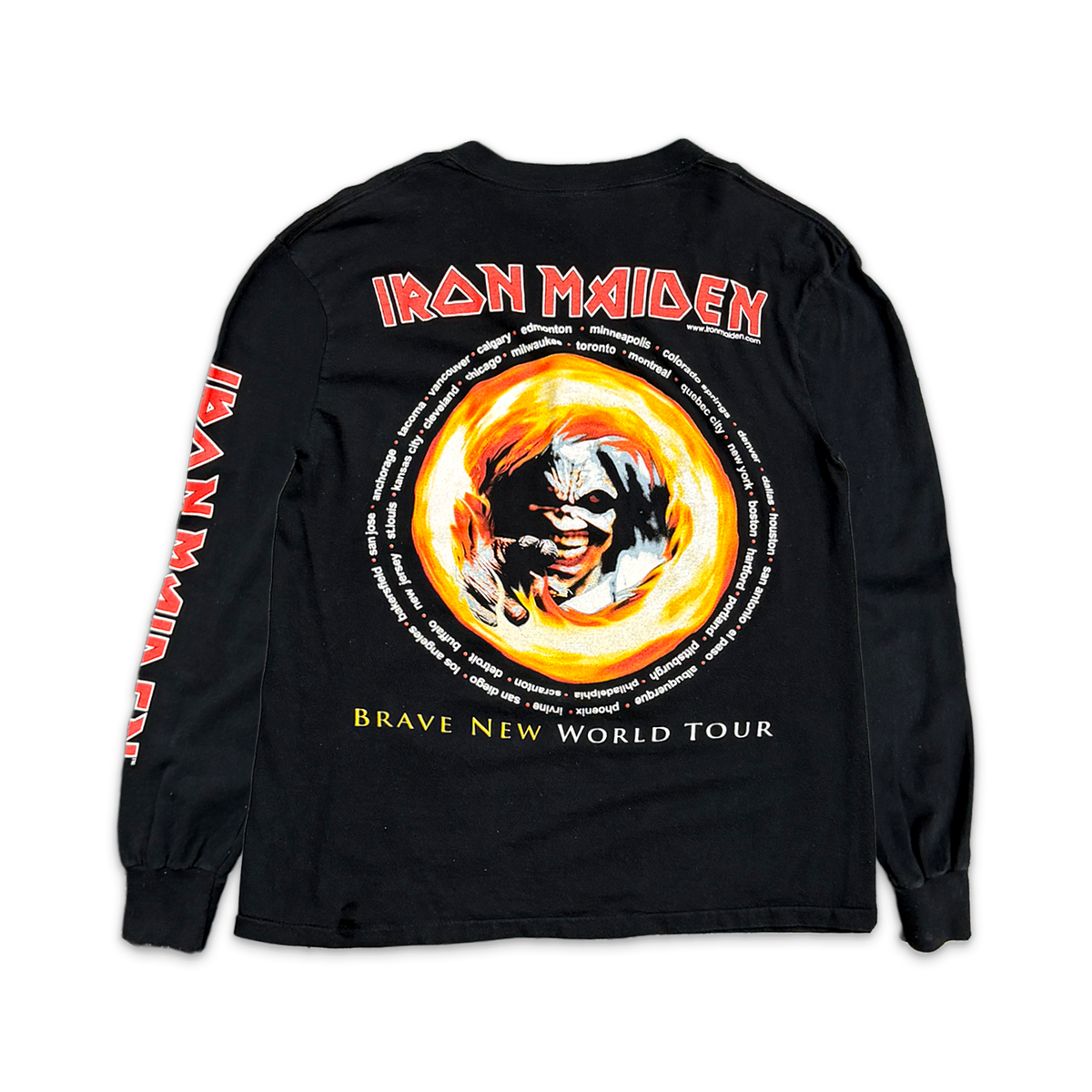 Iron Maiden L/S Tee "Black"