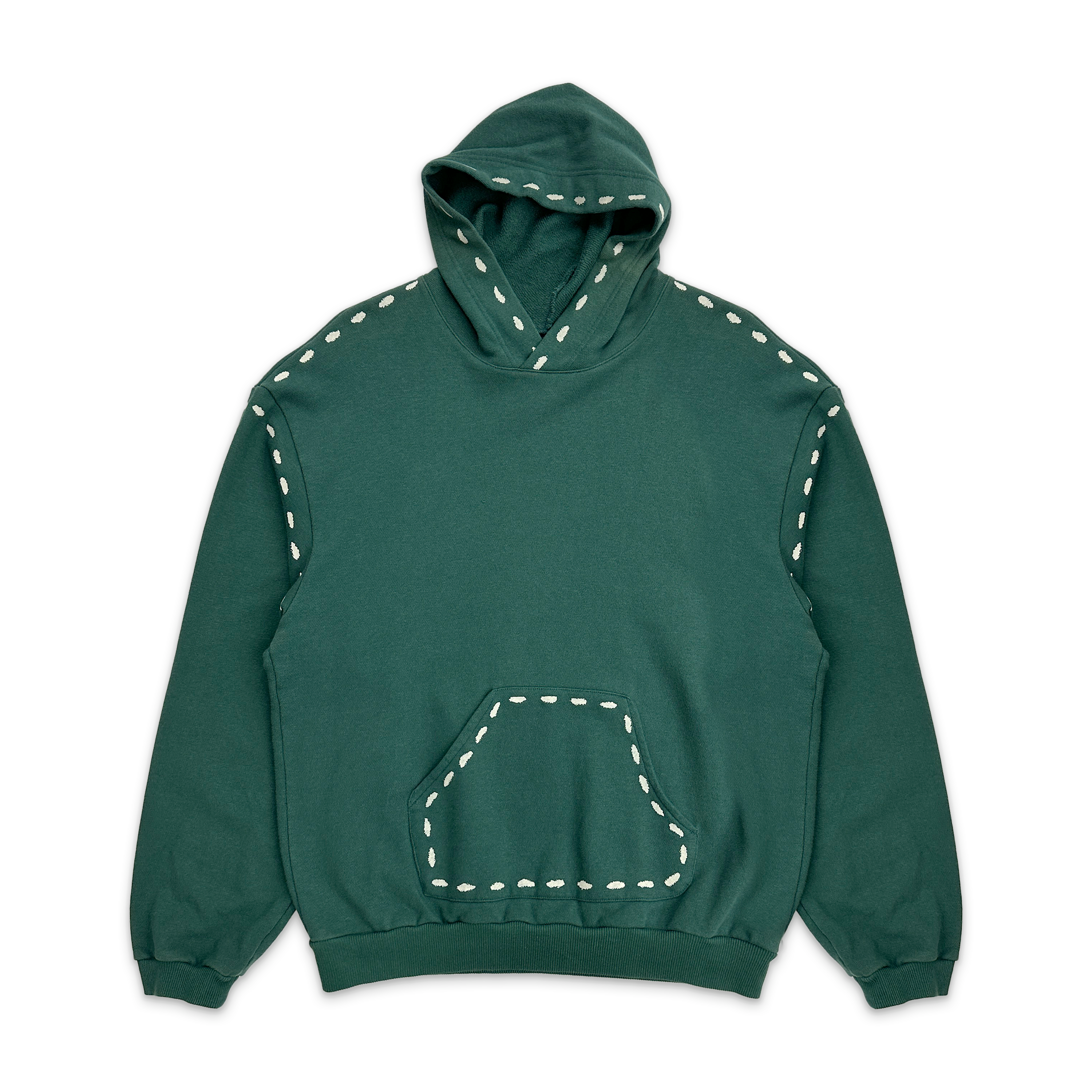 Kapital, Marionette Hooded Sweatshirt "Green"