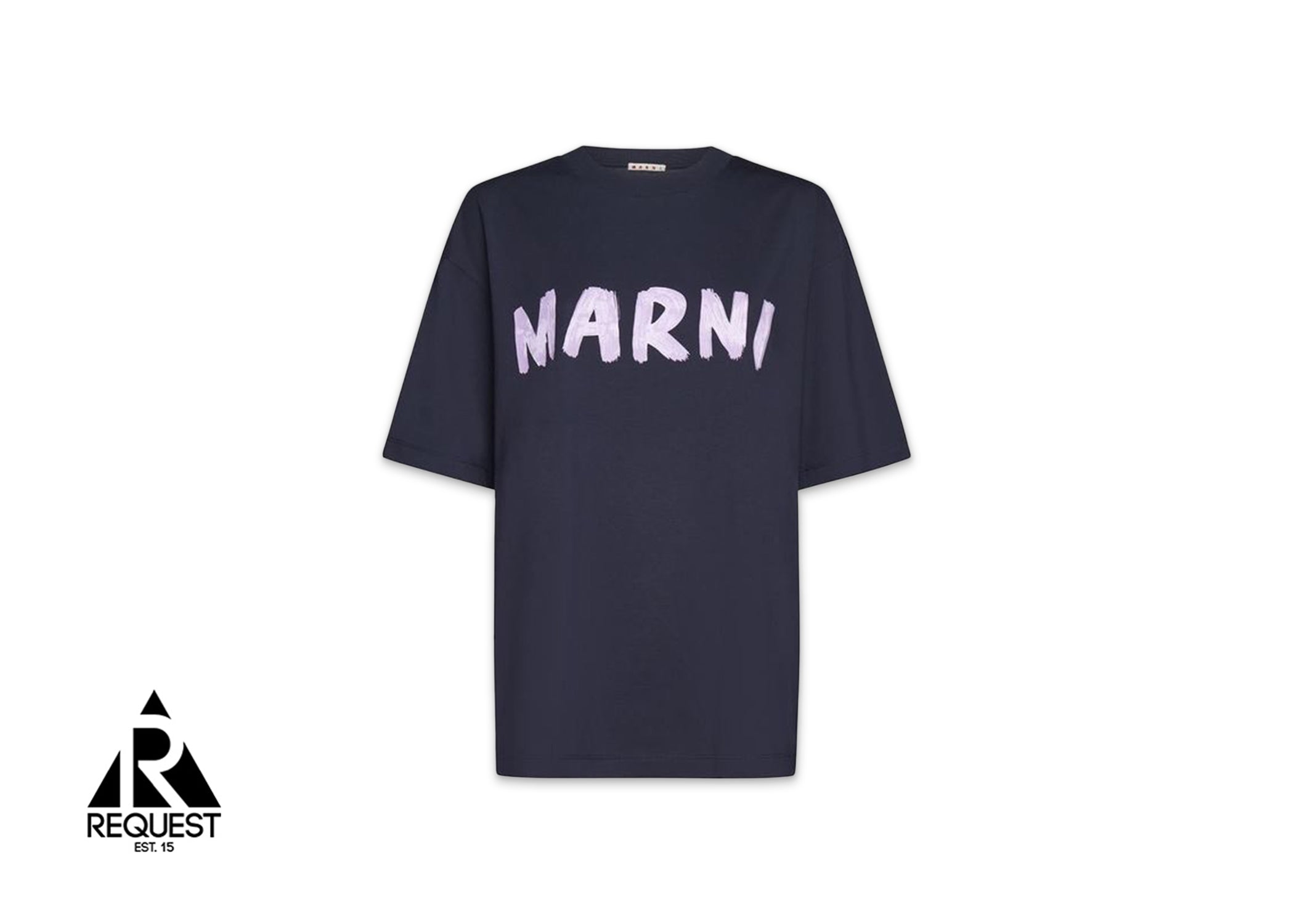Marni Paintstroke Tee “Navy”