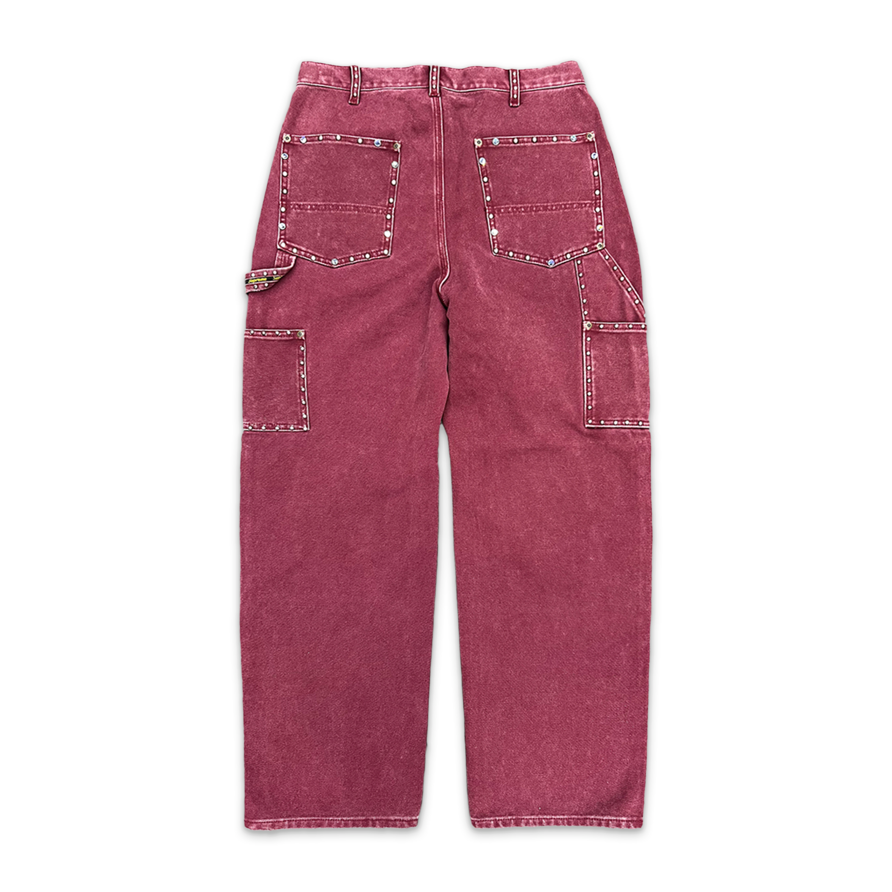 Supreme, x B.B. Simon Studded Double Knee Painter Pant "Burgundy"