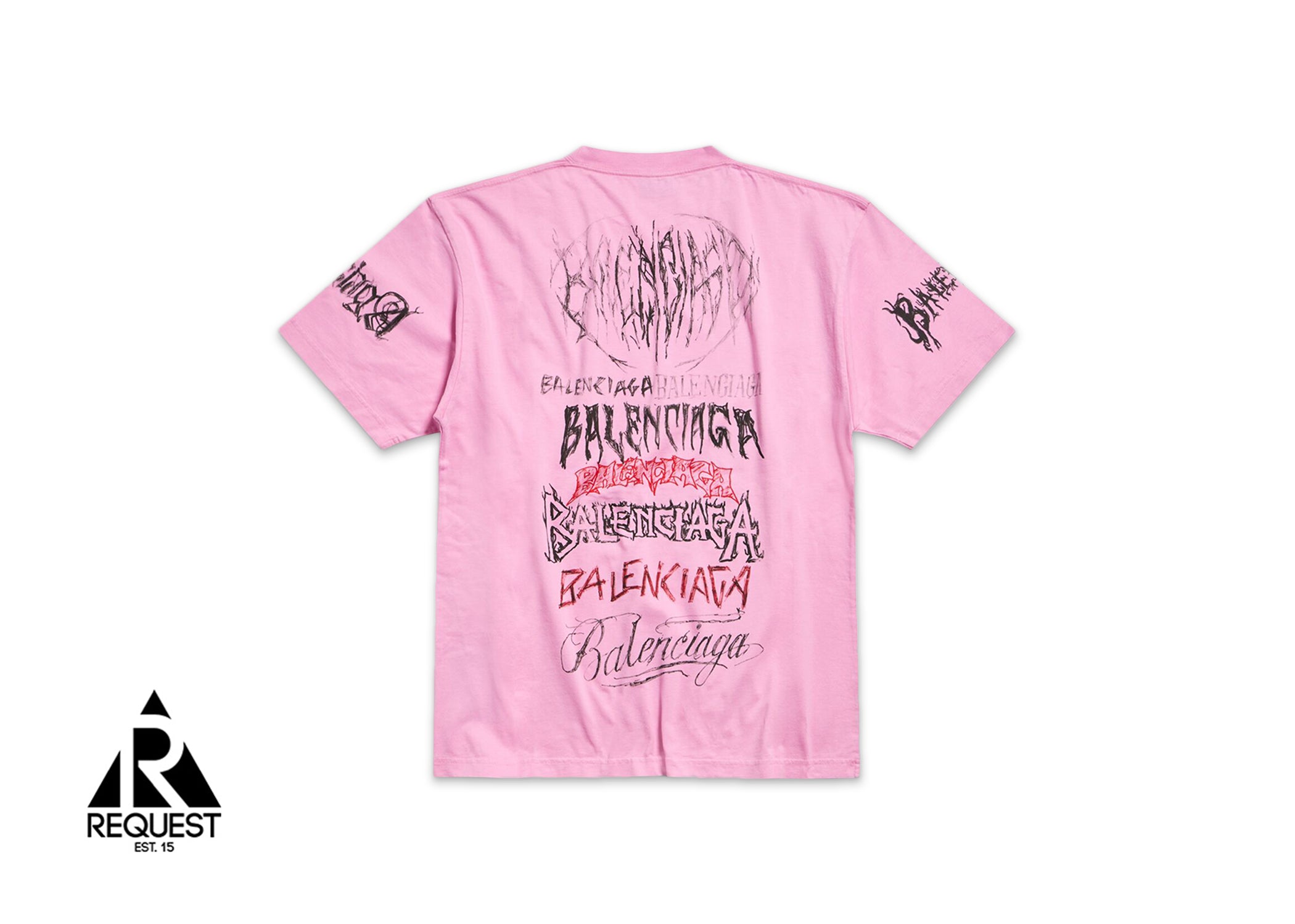 Balenciaga DIY Metal Tee "Pink"