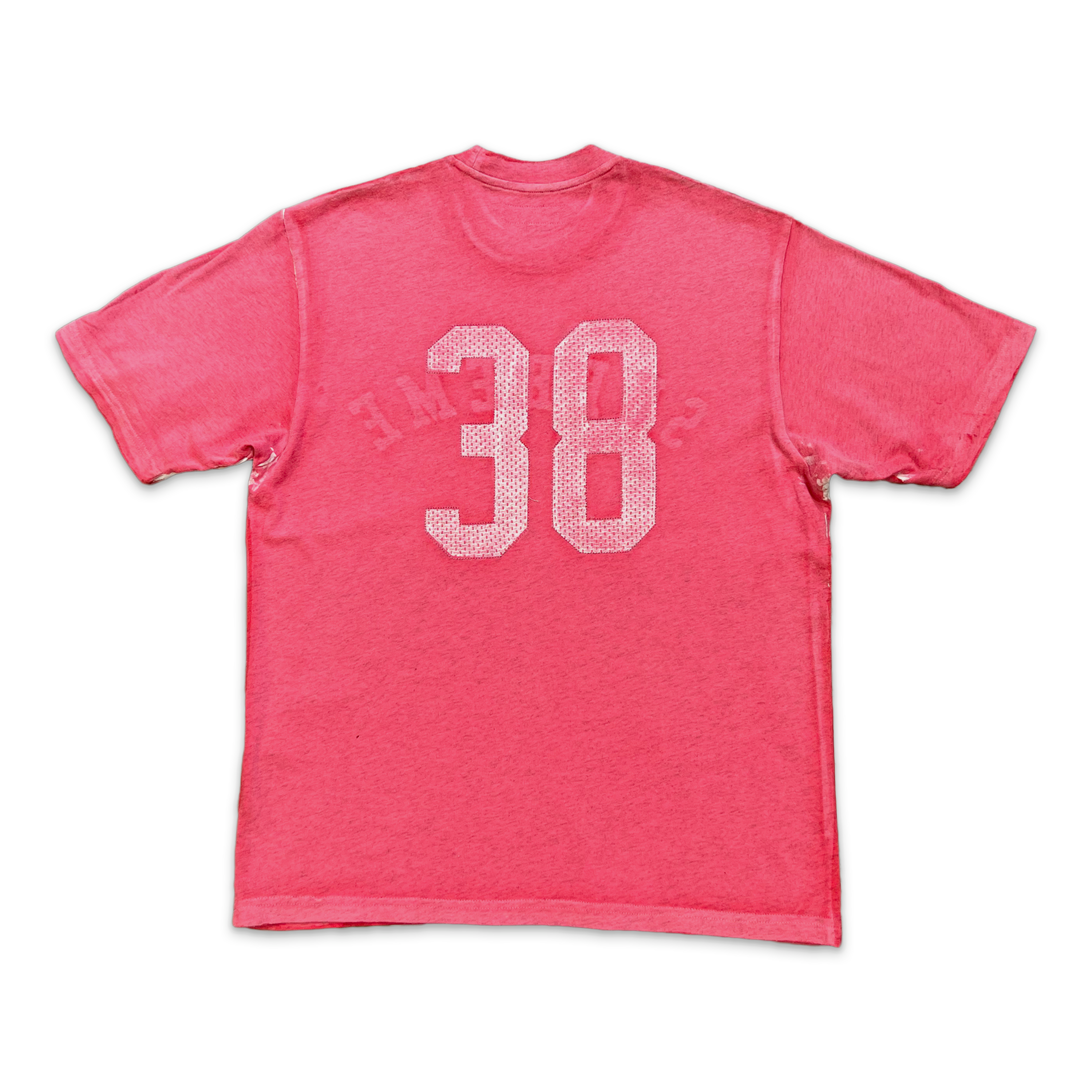 Supreme, Overprint S/S Tee FW25 "Magenta"