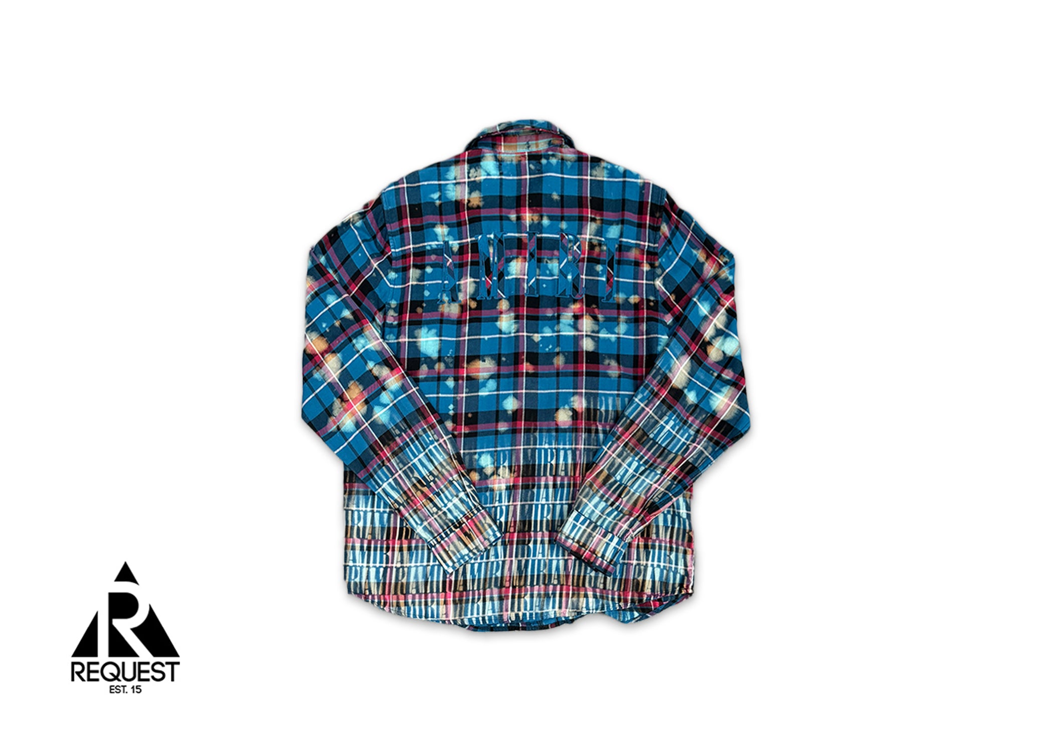 Amiri, Logo Plaid Flannel "Blue/Black"