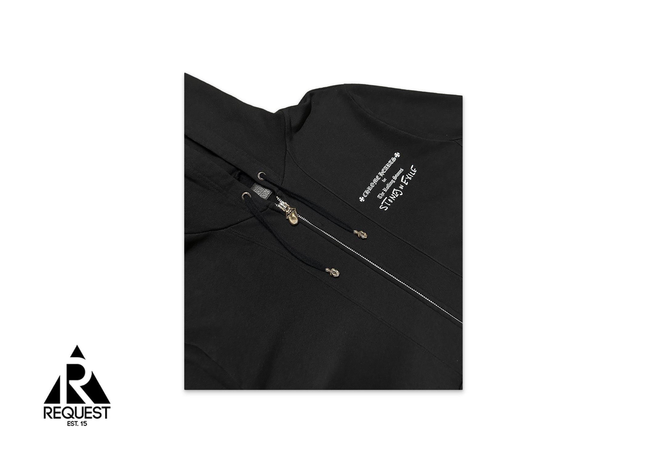 Chrome Hearts, Stones In Exile Rolling Stone Zip Up "Black"