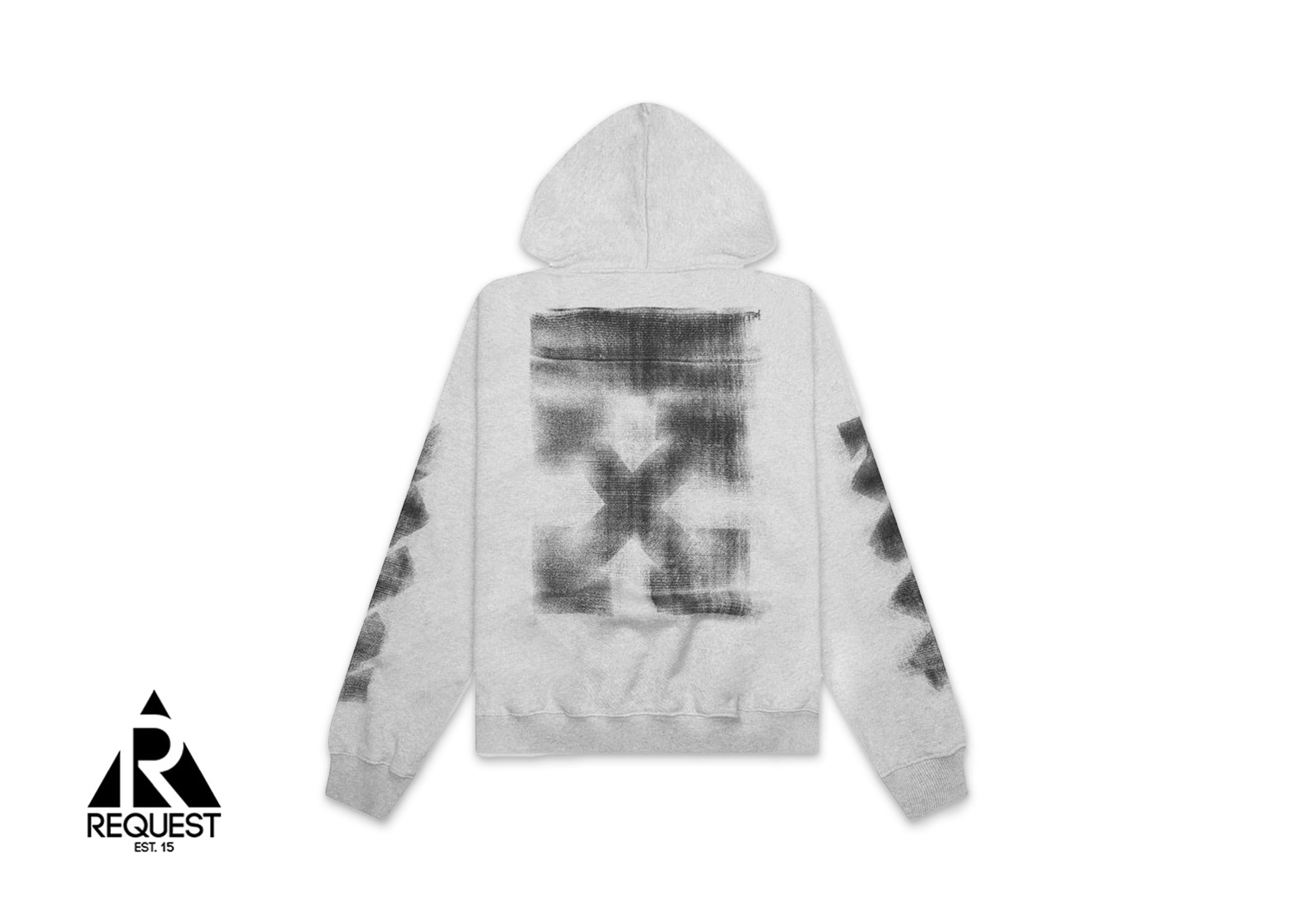 Off-White Jumbo Arrows Hoodie "Melange Grey"