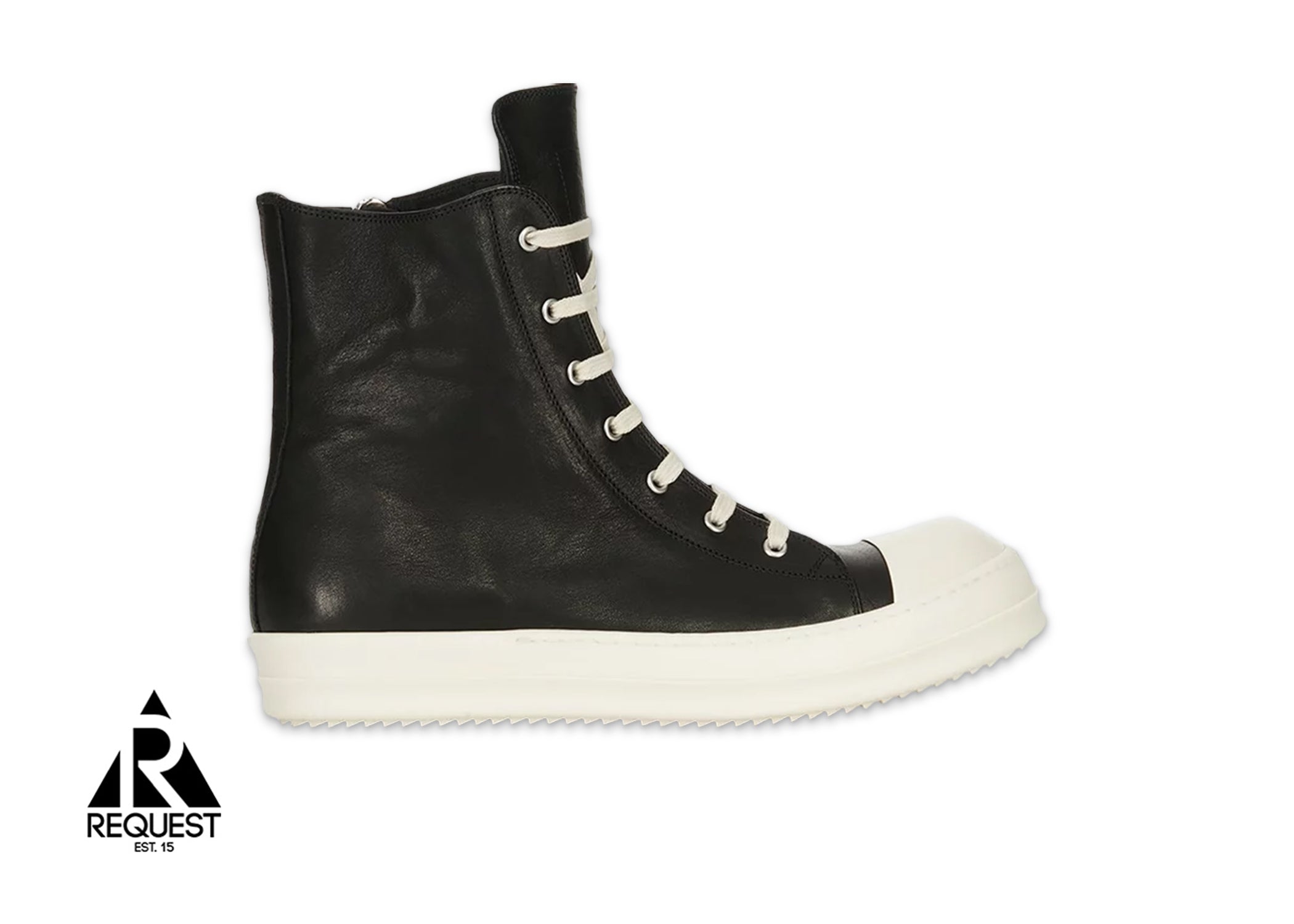 Rick Owens Lido Ramones High "Black Milk" (W)