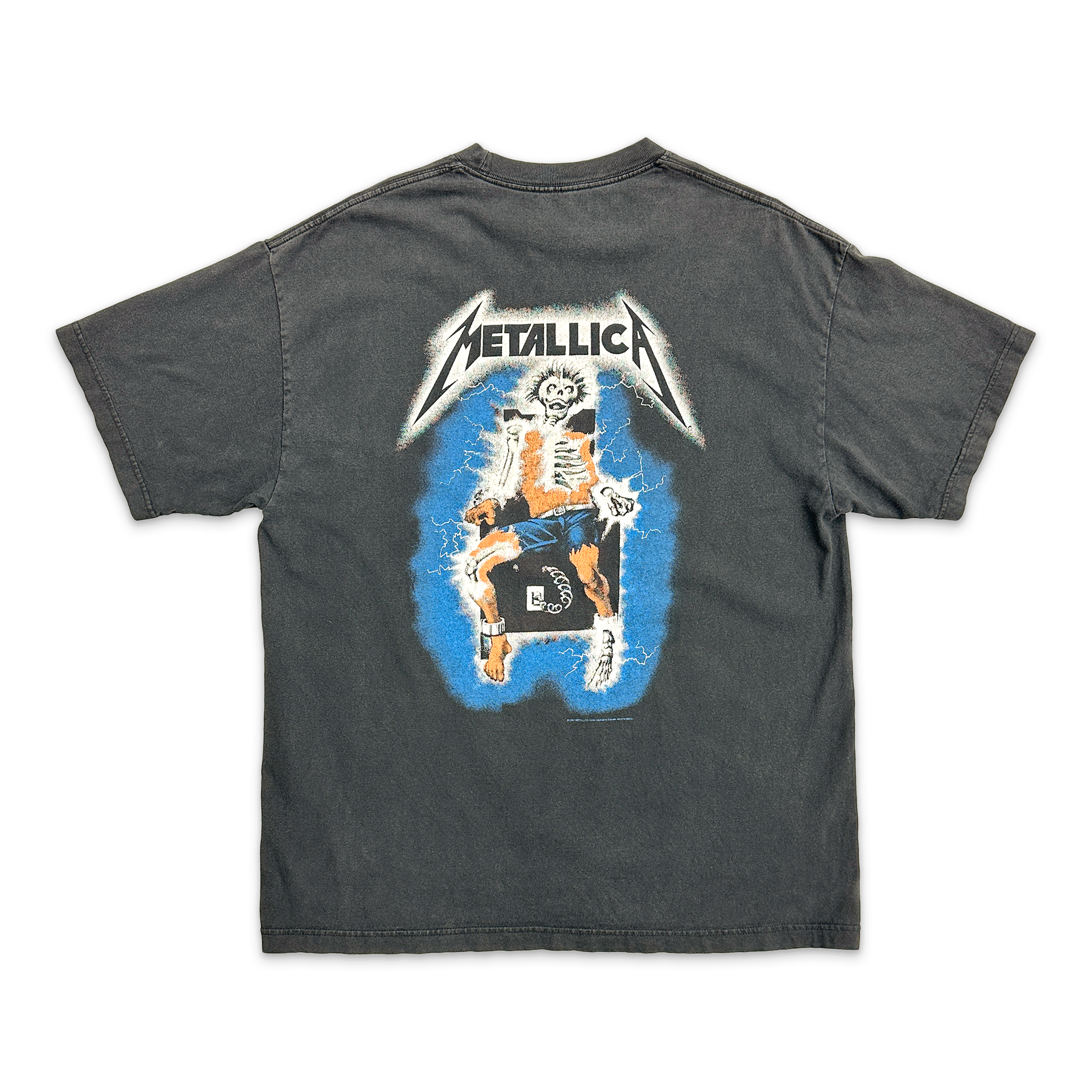 Vintage, Metallica Ride The Lightning Tee 2007 "Black"