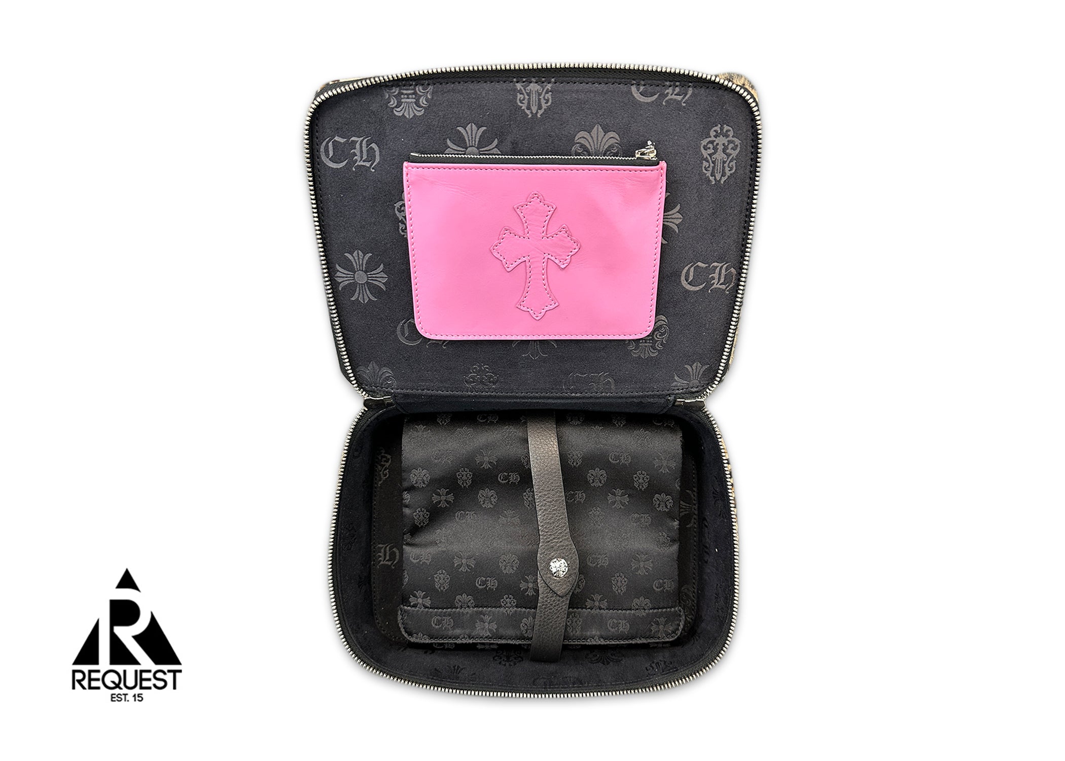 Chrome Hearts Jewelry Case "Leopard & Pink"