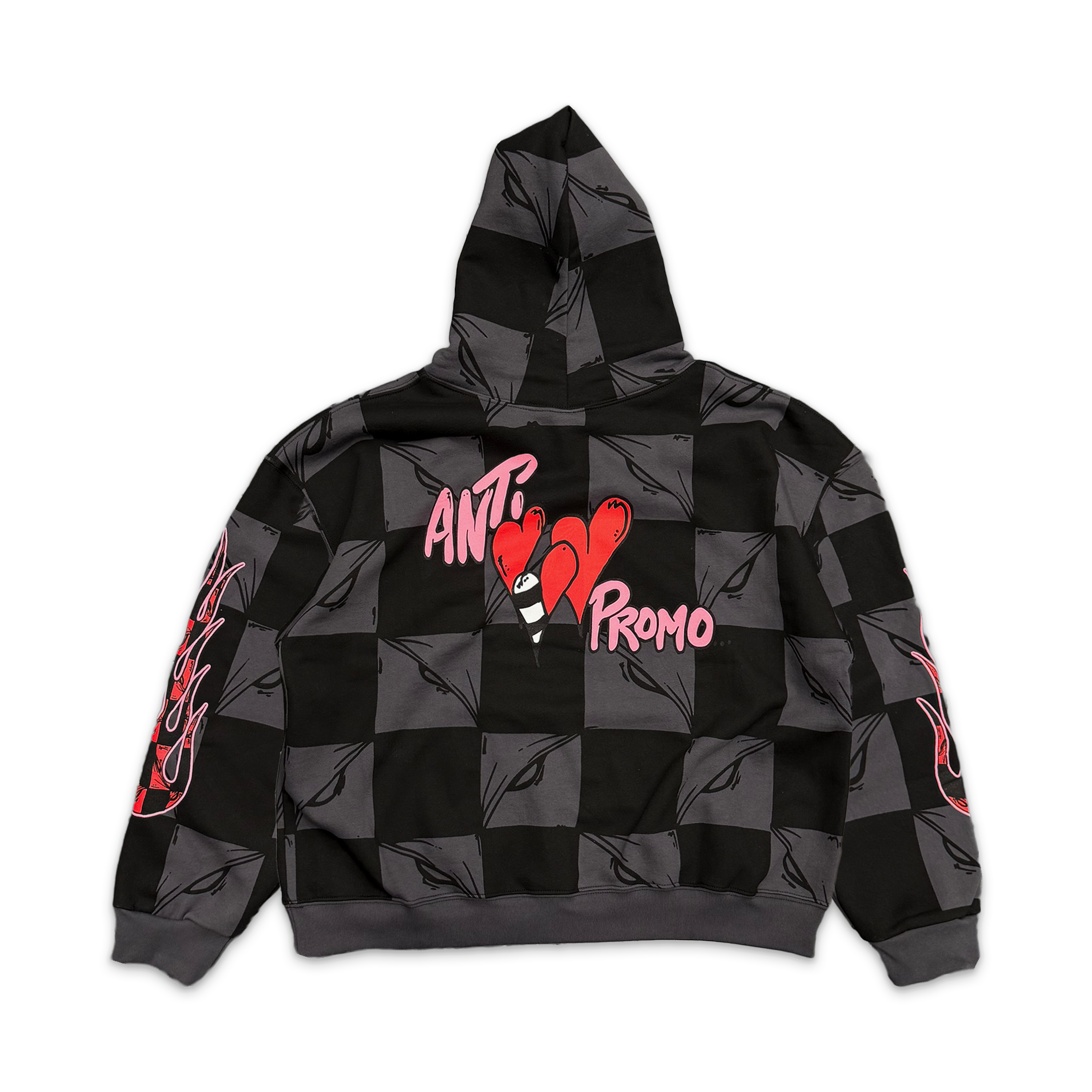 Matty Boy, 99 Eyes Hoodie ATL Flames "Black/Grey"