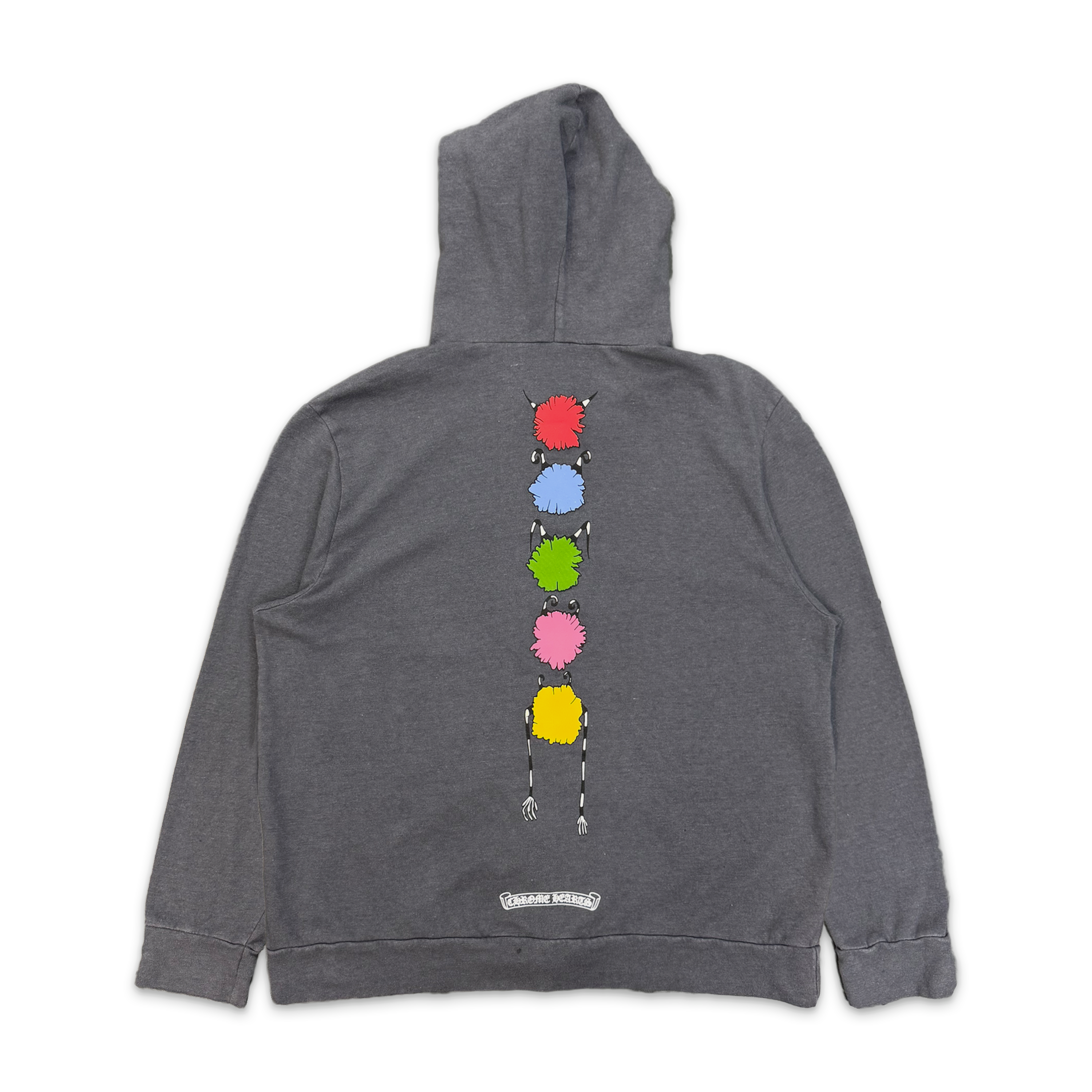 Chrome Hearts Matty Boy Zip Up Hoodie "Grey"