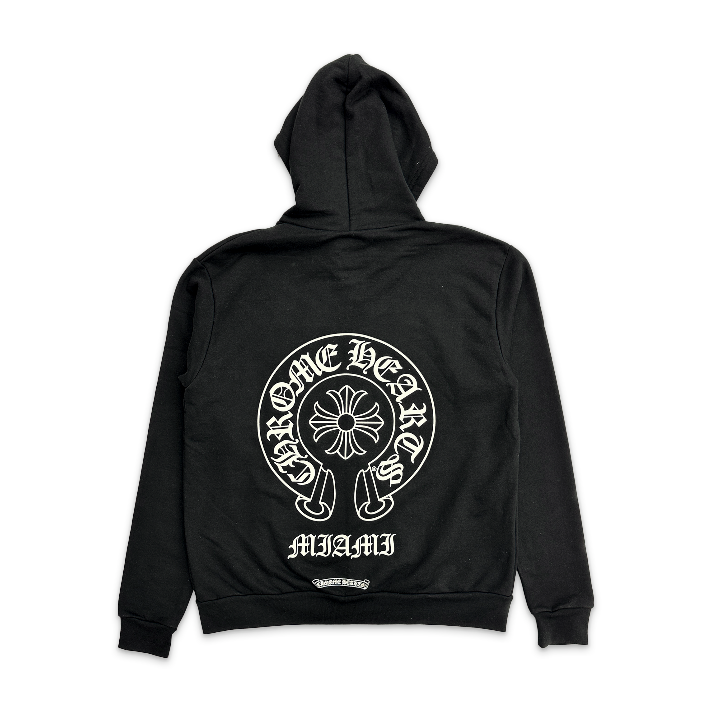 Chrome Hearts, Miami Horseshoe Zip-Up Hoodie "Black"
