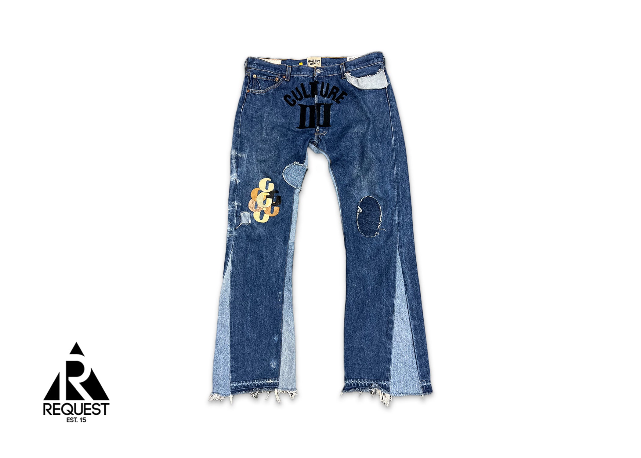 Gallery Dept. x Migos For Culture III Flare Denim "Stone"
