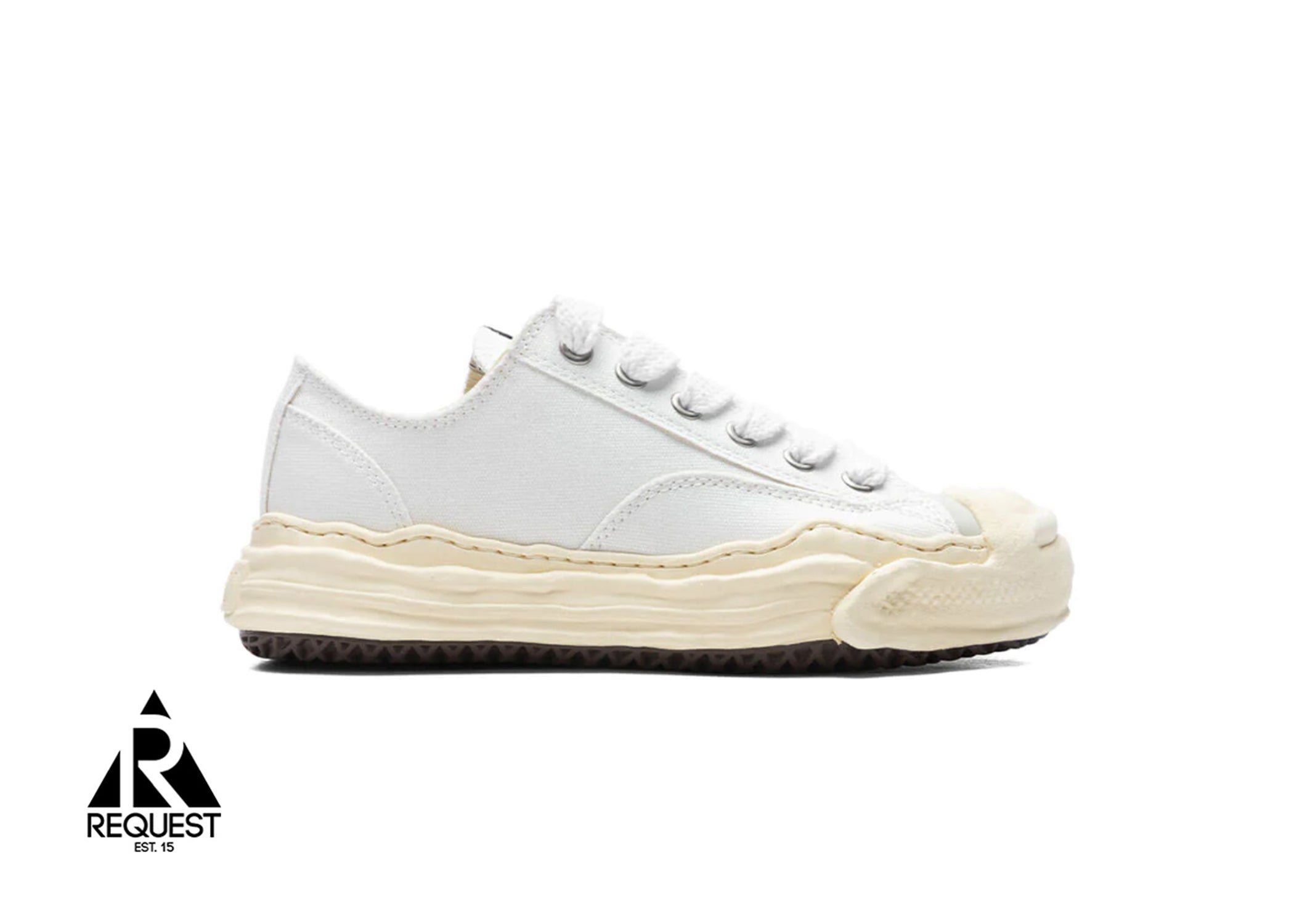 Mihara Yasuhiro Hank OG Vintage Sole Canvas Low "White"