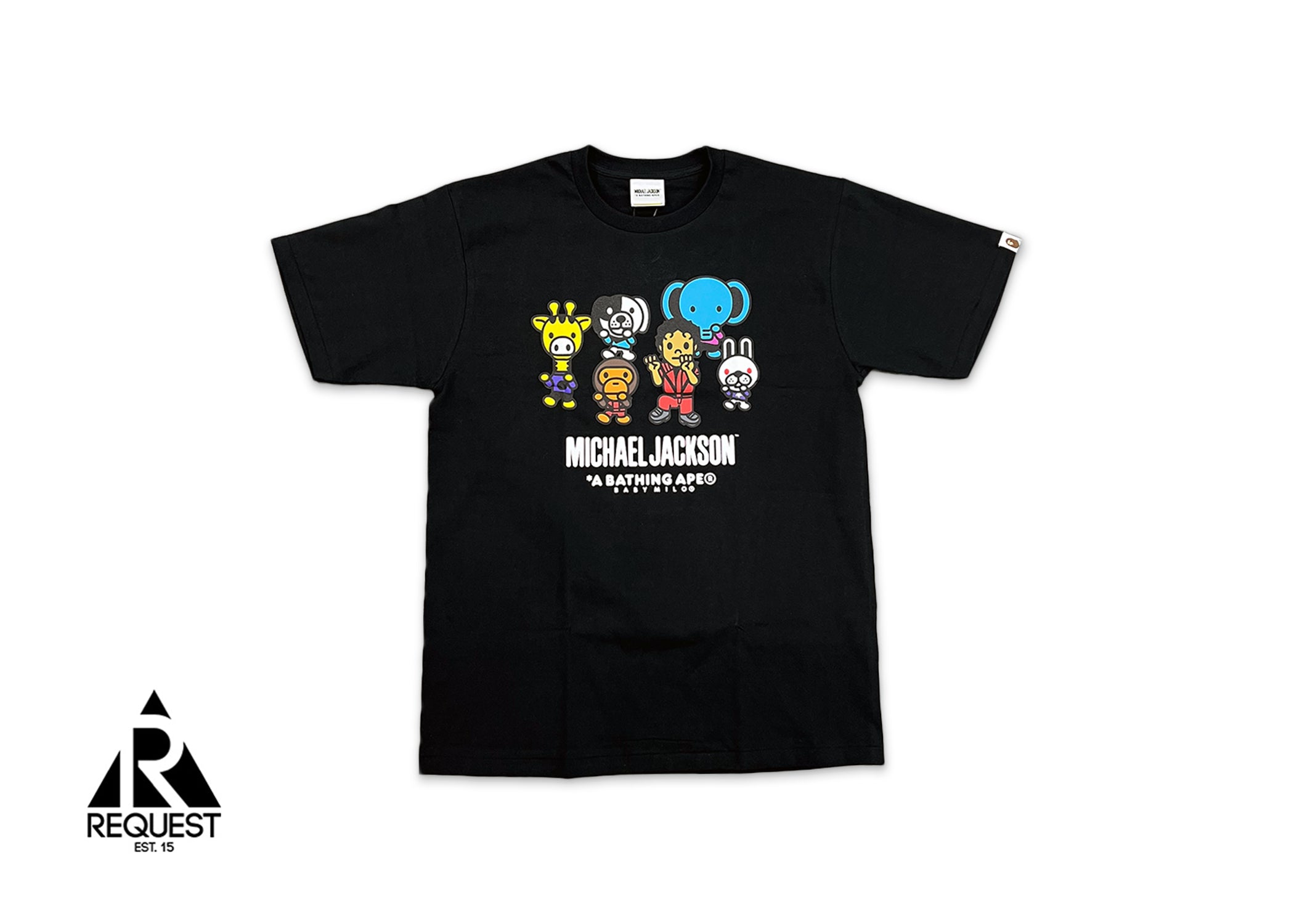 A Bathing Ape x Michael Jackson Baby Milo Tee “Black”