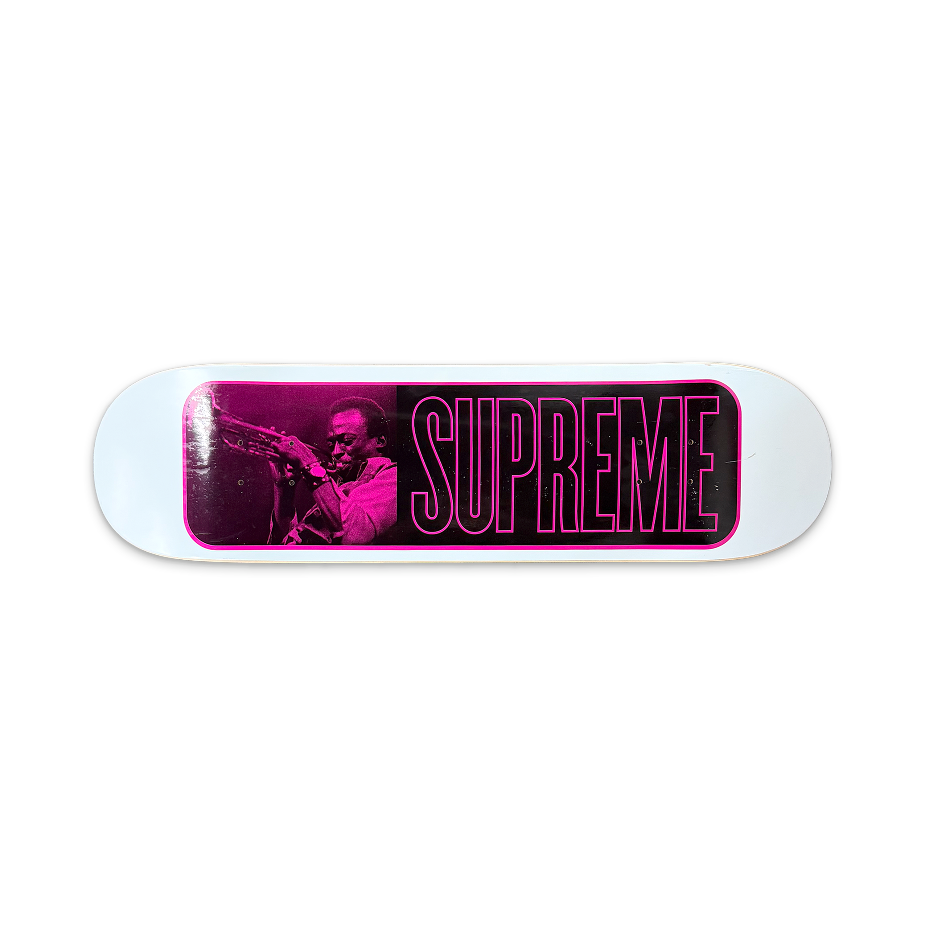 Supreme Miles Davis Skateboard Deck "White"