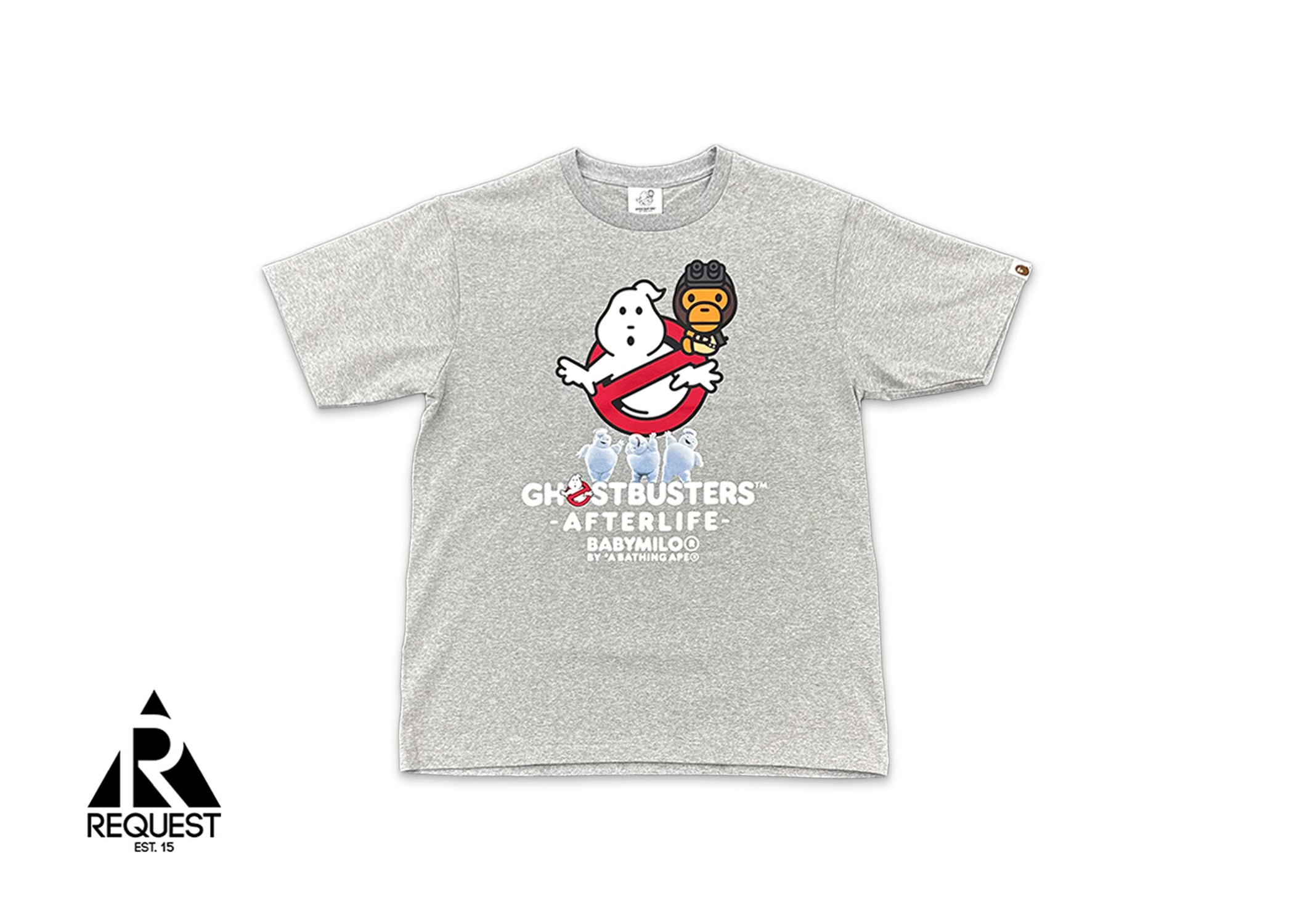 A Bathing Ape (BAPE), x Ghostbusters Baby Milo 2 Tee "Grey"