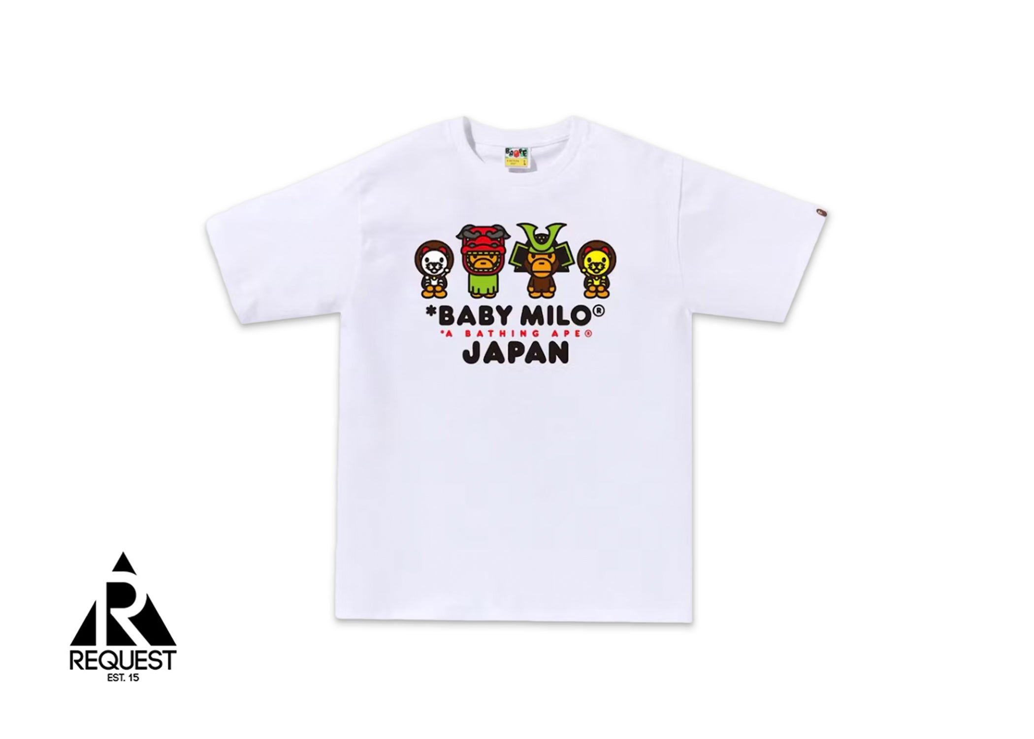 A Bathing Ape BAPE Baby Milo Japan Tee “White”
