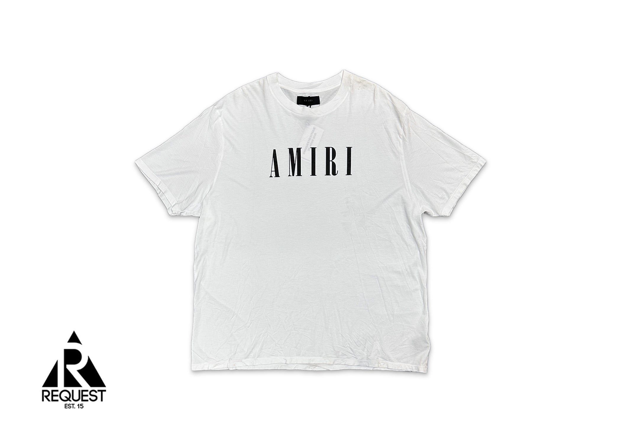 Amiri, Core Logo Tee SS23 "White/Black"