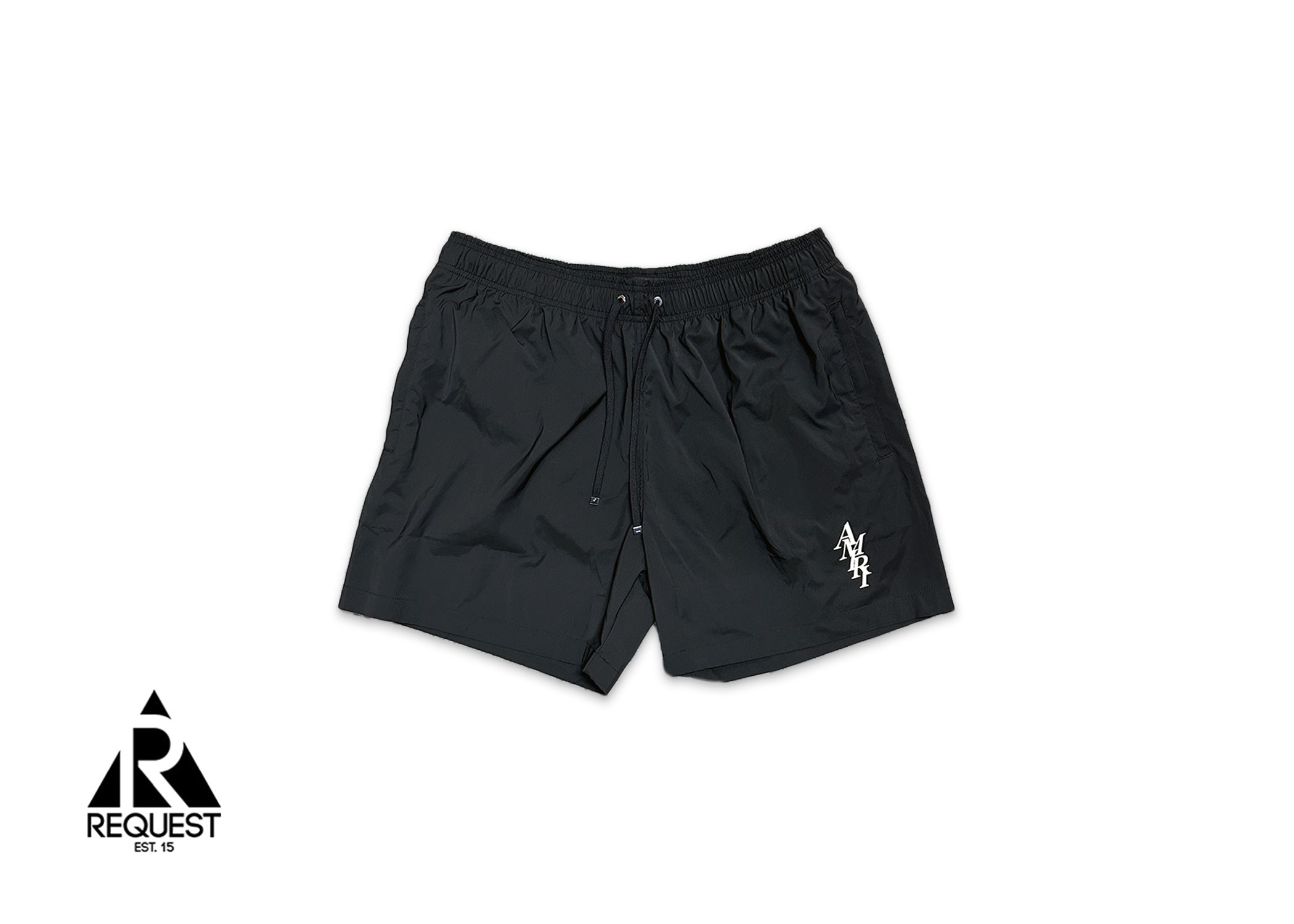 Amiri, Stack Swim Trunks "Black"