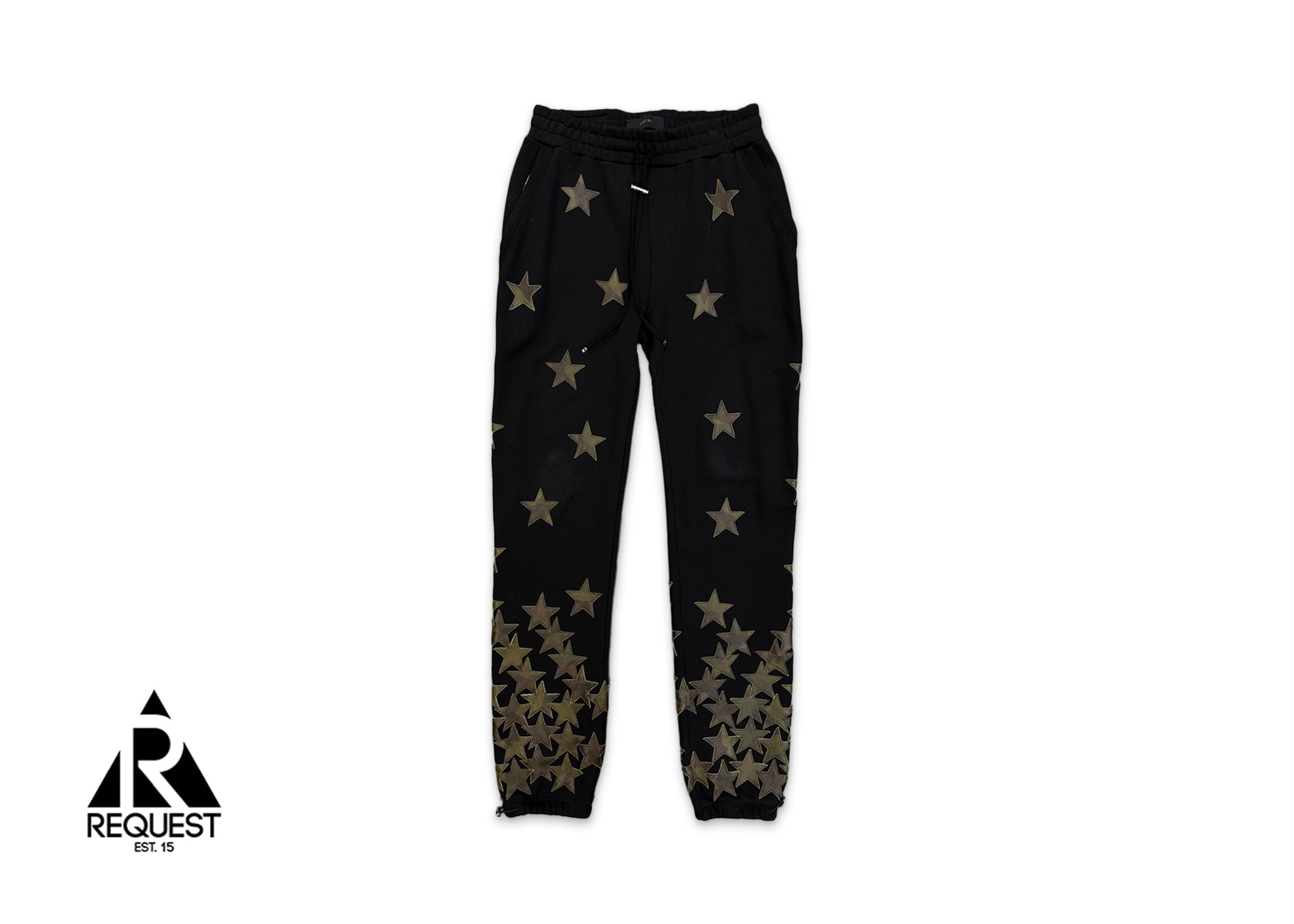 Amiri, Chemist Camo Star Black Lounge Pants