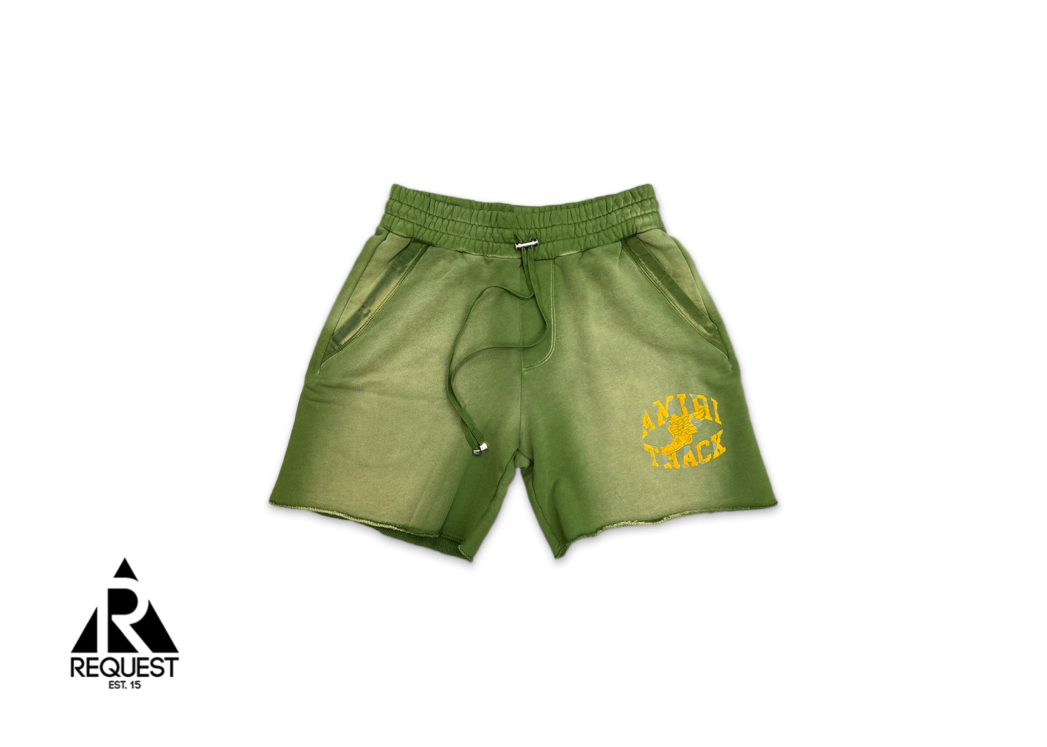 Amiri, Cotton Track Shorts "Green"