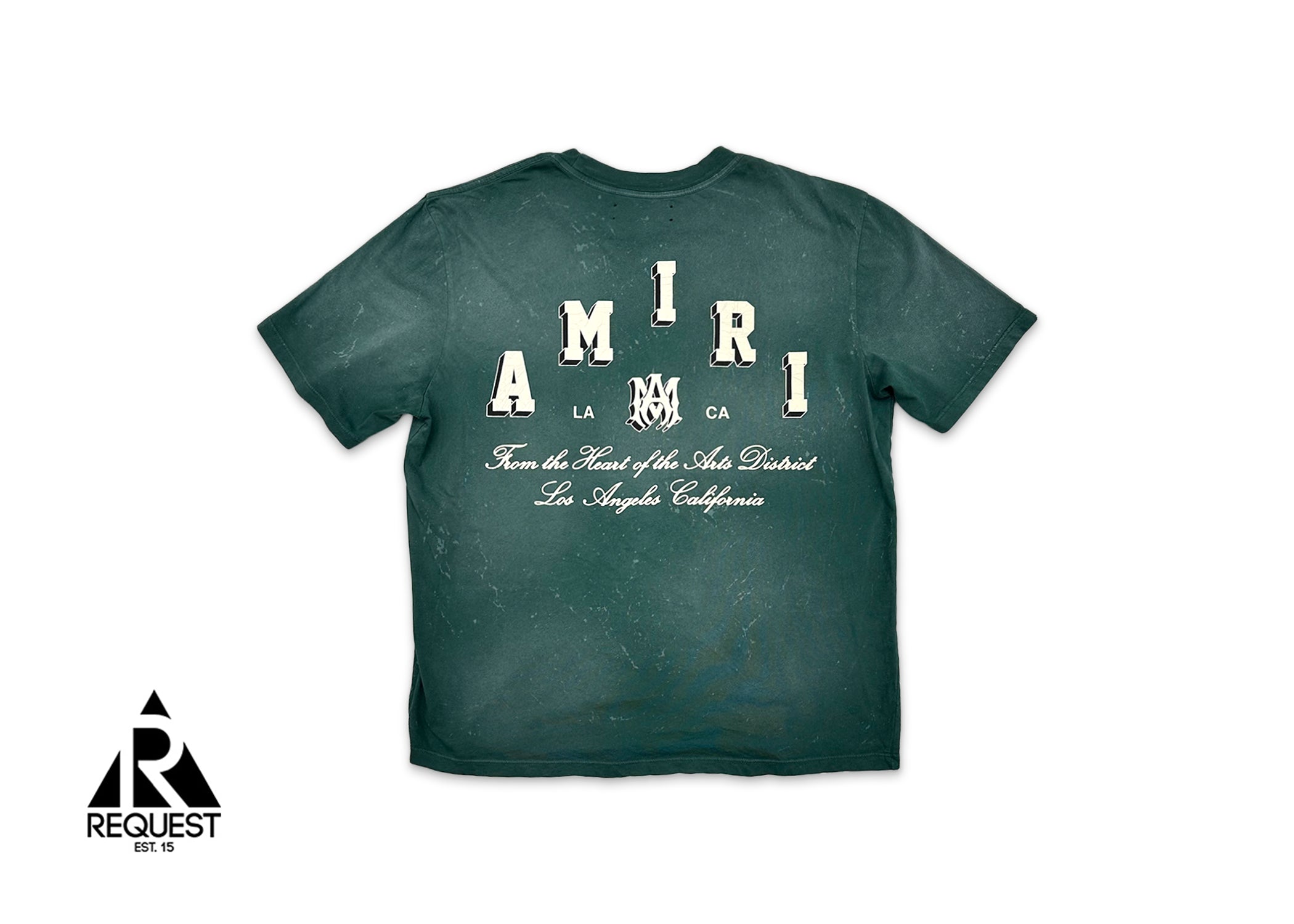 Amiri, Collegiate Tee "Green"
