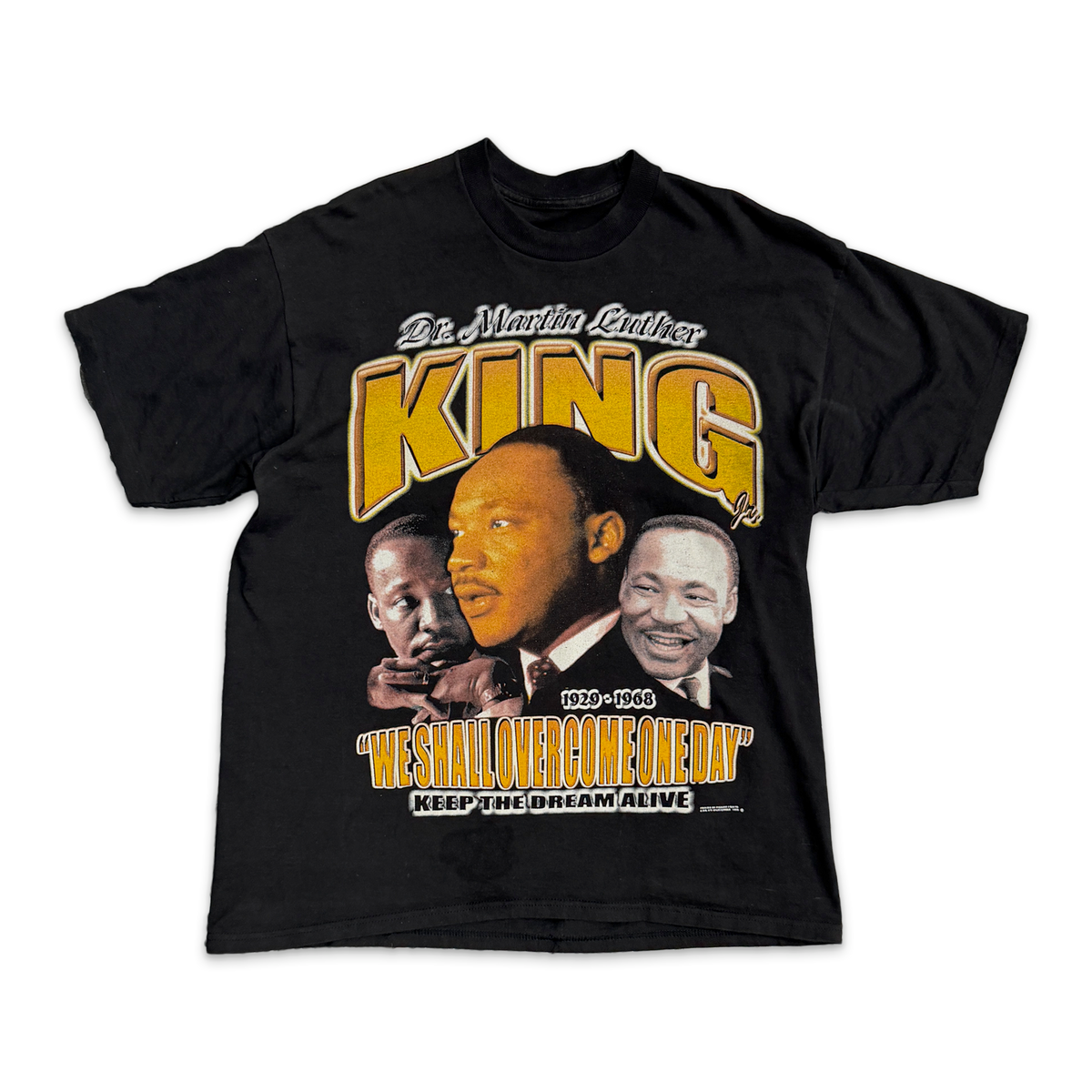 MLK We Shall Overcome Tee "Black"